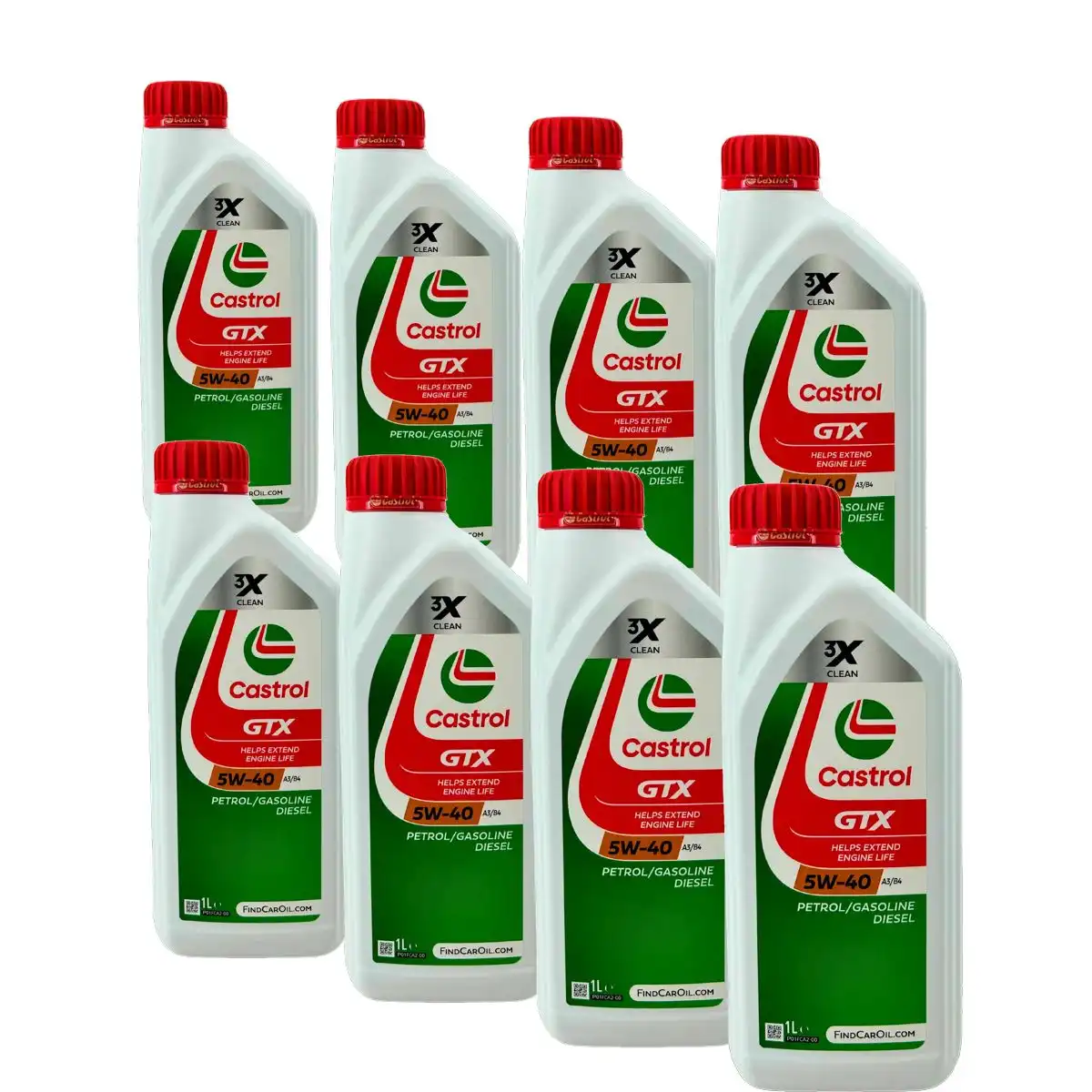 Castrol GTX 5W-40 A3/B4 8x1 Liter