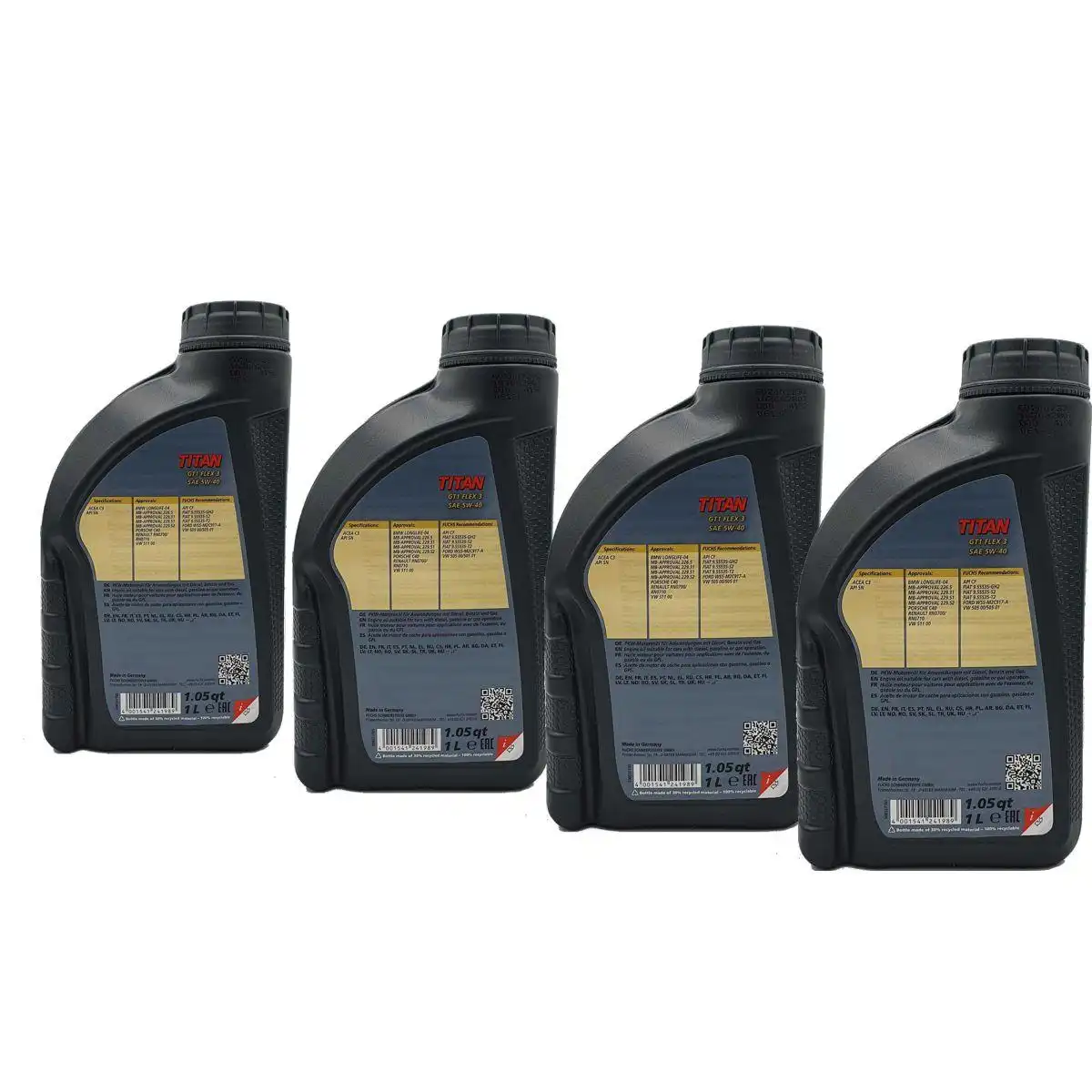 Fuchs Titan GT1 Flex 3 5W-40 4x1 Liter