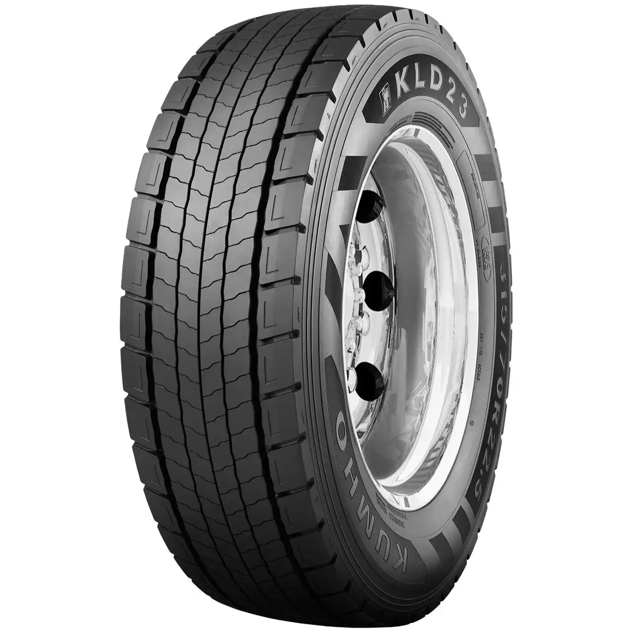 KUMHO 315/70 R 22.5 TL 154/150L KLD23 18PR T.R.A BSW M+S 3PMSF
