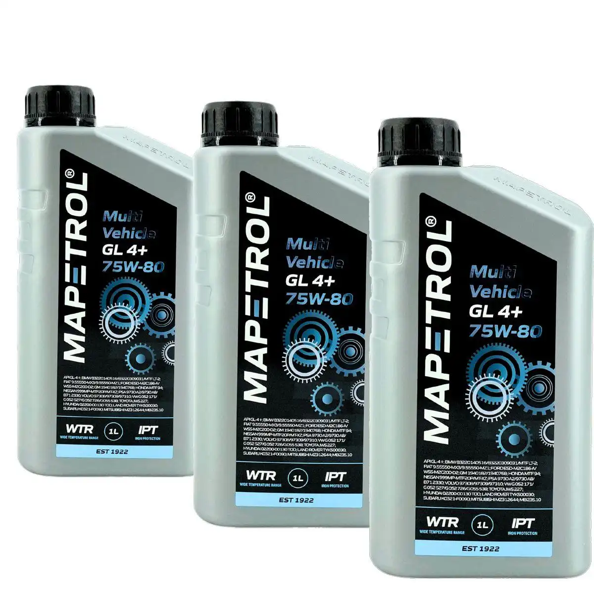 Mapetrol Multi Vehicle GL 4+ 75W-80 3x1 Liter
