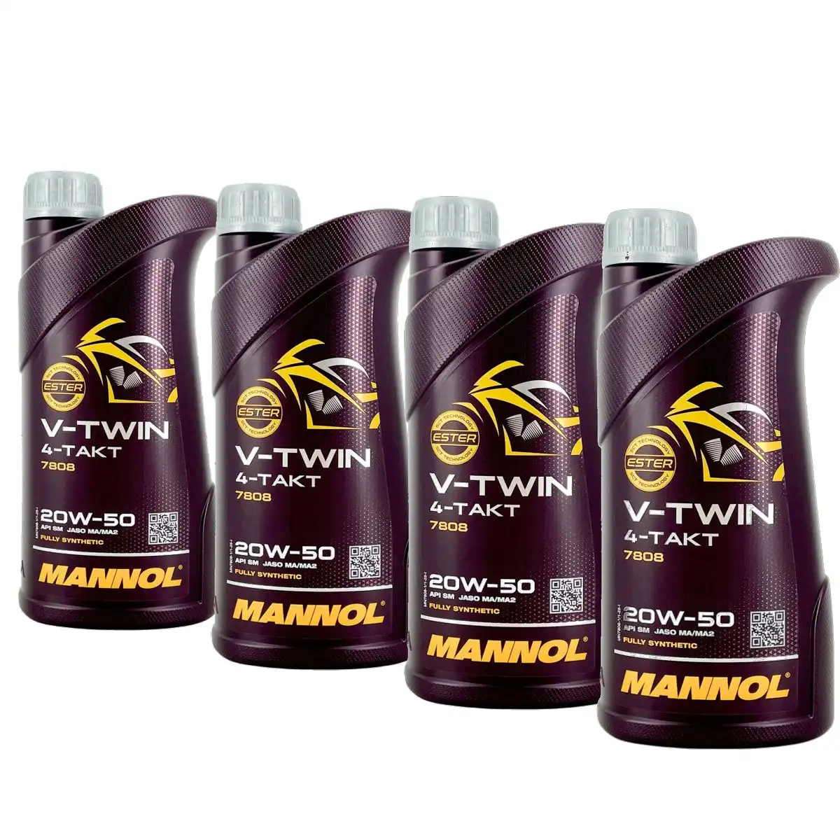 Mannol V-Twin 4-Takt 20W-50 4x1 Liter