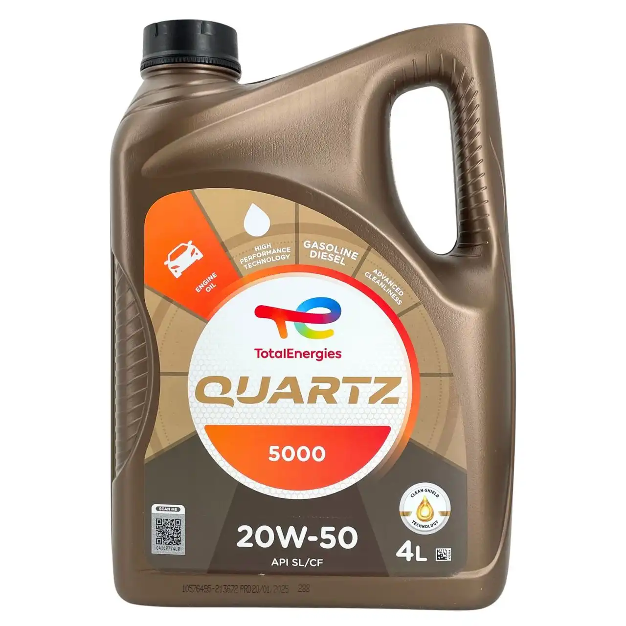 Total Quartz 5000 20W-50 4 Liter