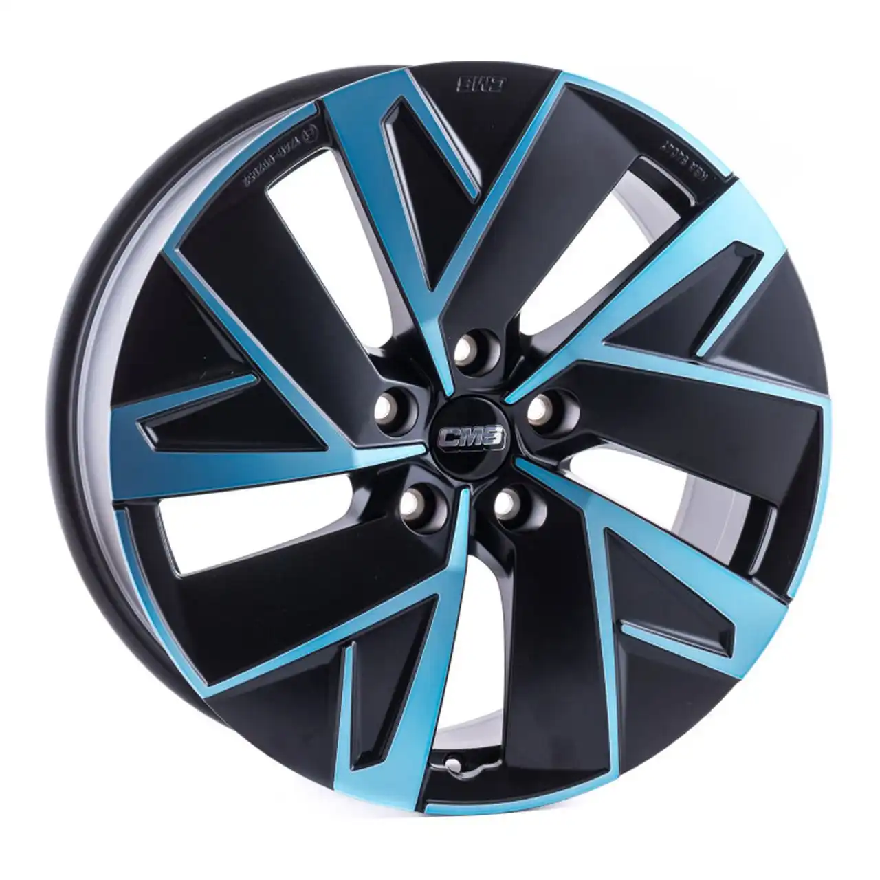 CMS C32-AERO diamond black blue 8.0Jx19 5x112 ET34