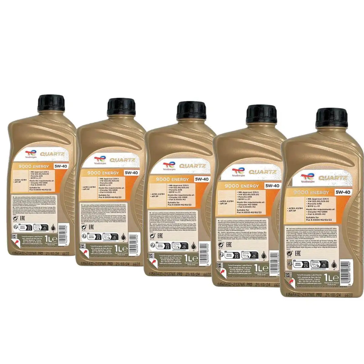 Total Quartz 9000 Energy 5W-40 5x1 Liter