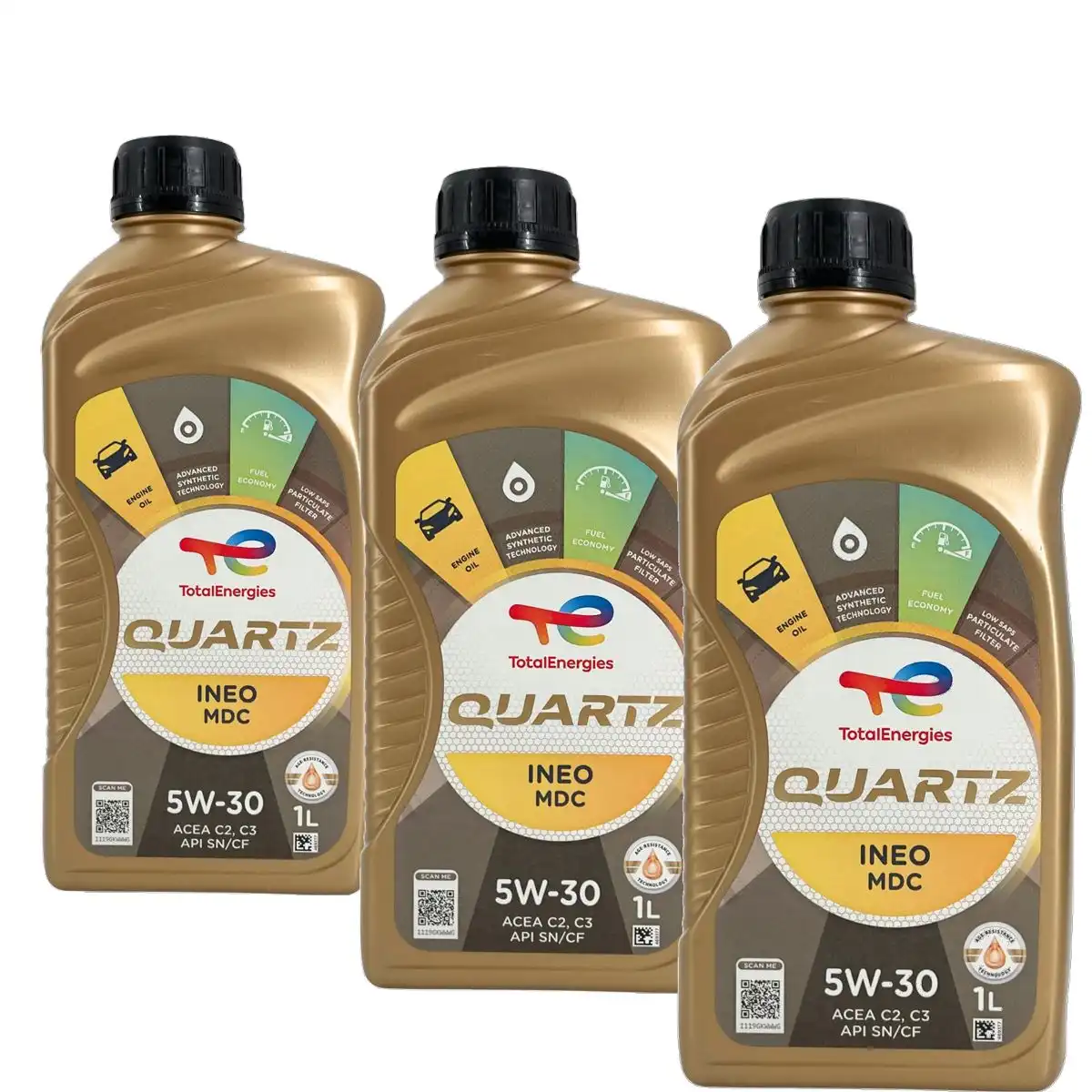 Total Quartz Ineo MDC 5W-30 3x1 Liter