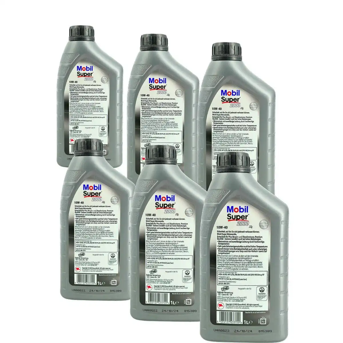 Mobil Super 2000 X1 10W-40 6x1 Liter