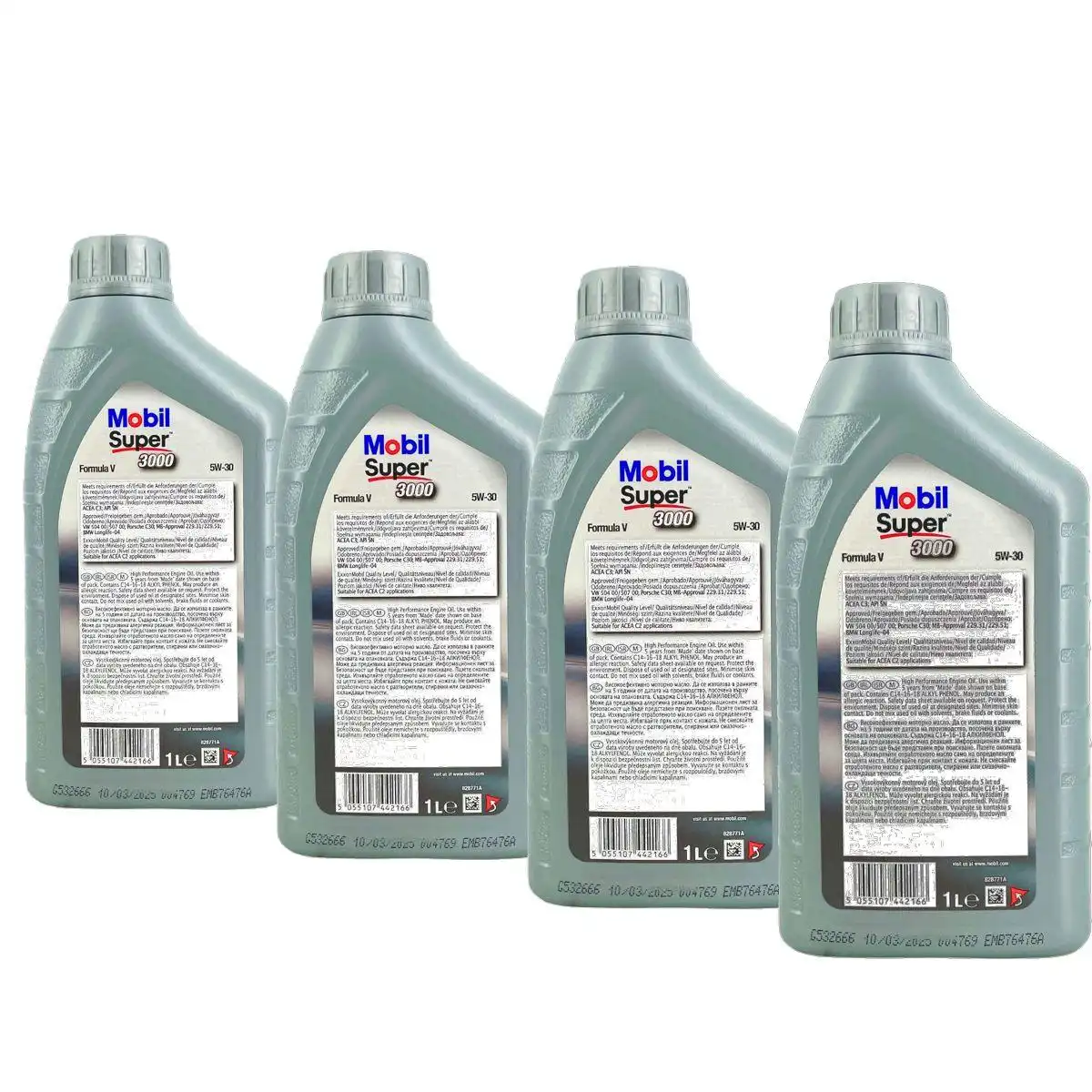Mobil Super 3000 Formula V 5W-30 4x1 Liter