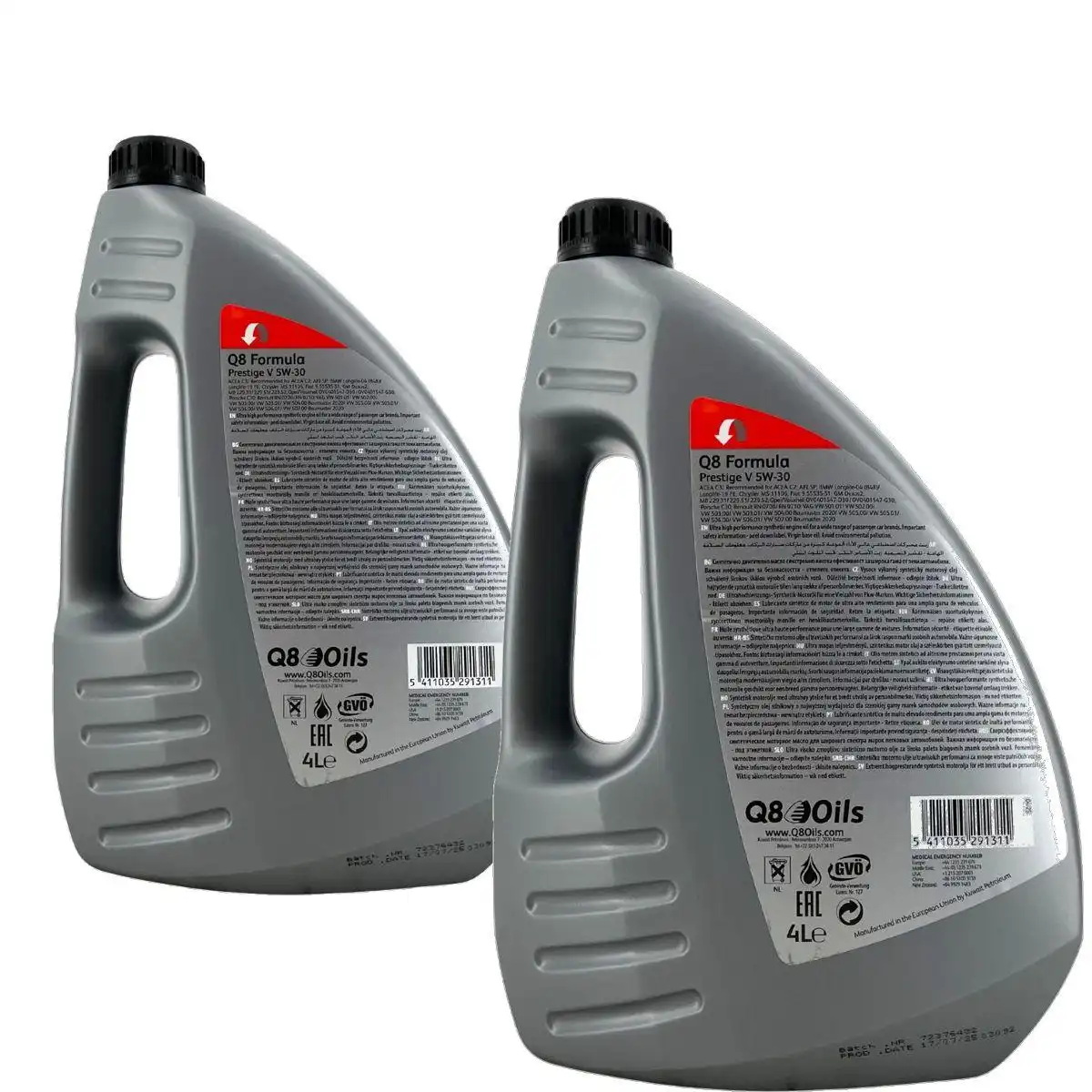 Q8 Formula Prestige V 5W-30 2x4 Liter