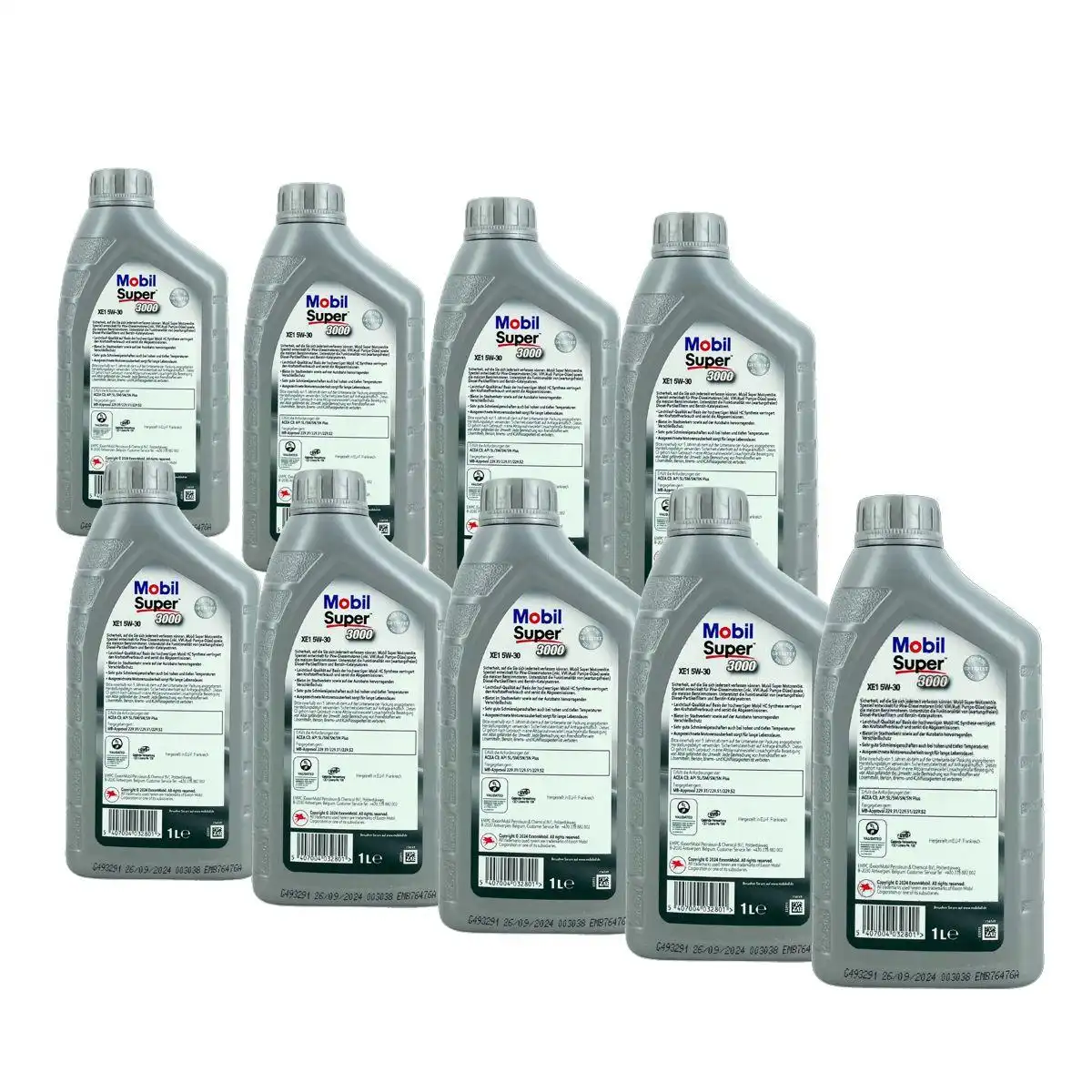 Mobil Super 3000 XE1 5W-30 9x1 Liter