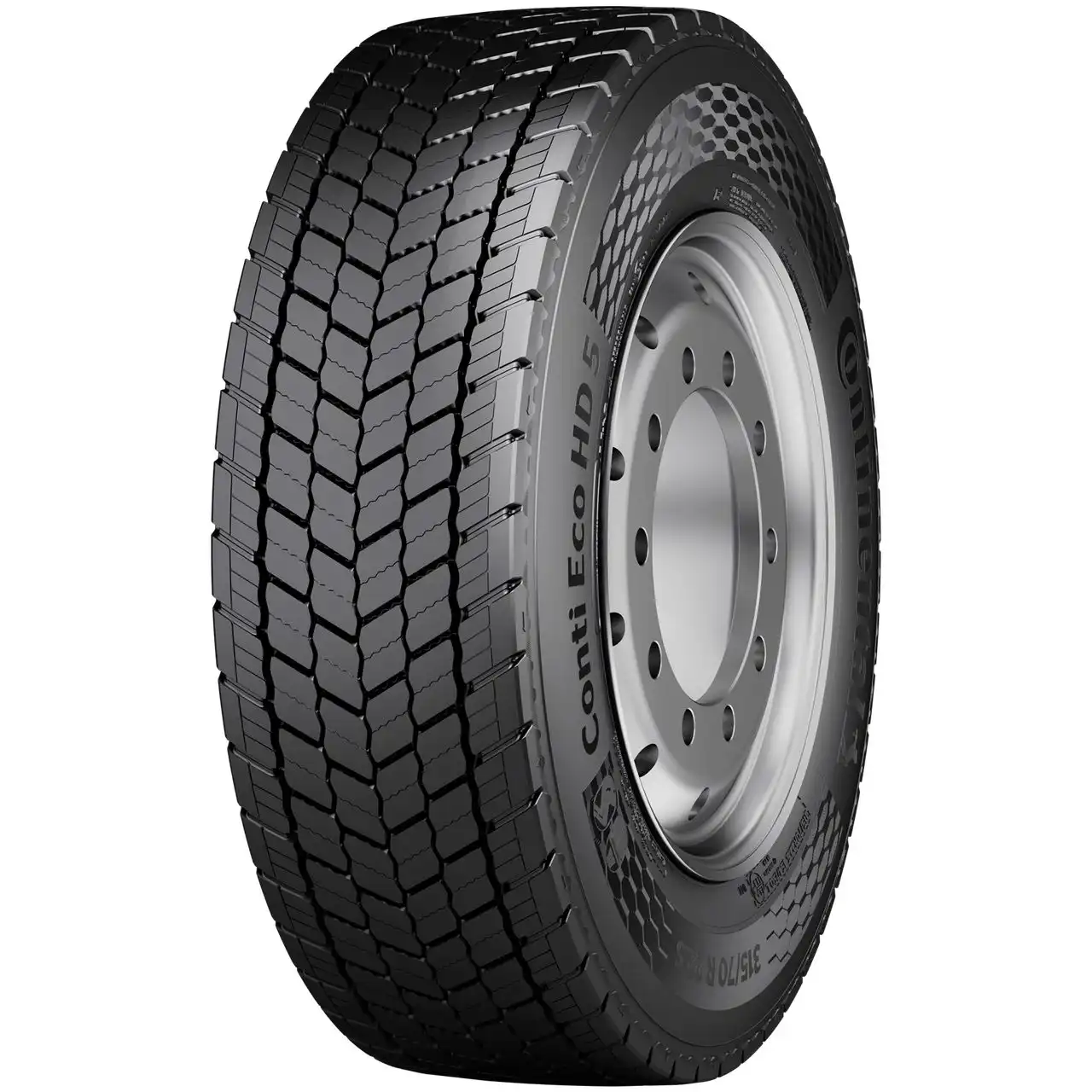 CONTINENTAL 315/80 R 22.5 TL 156/154L (150/150M) CONTI ECO HD 5 18PR M+S 3PMSF RFID LRJ