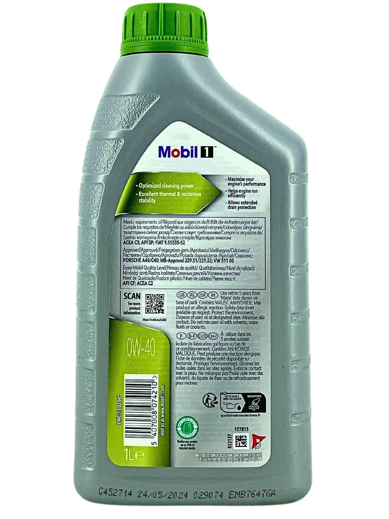 Mobil 1 ESP X4 0W-40 1 Liter