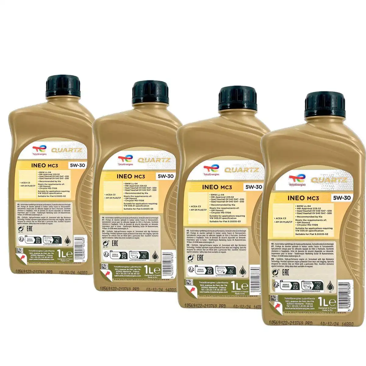 Total Quartz Ineo MC3 5W-30 4x1 Liter
