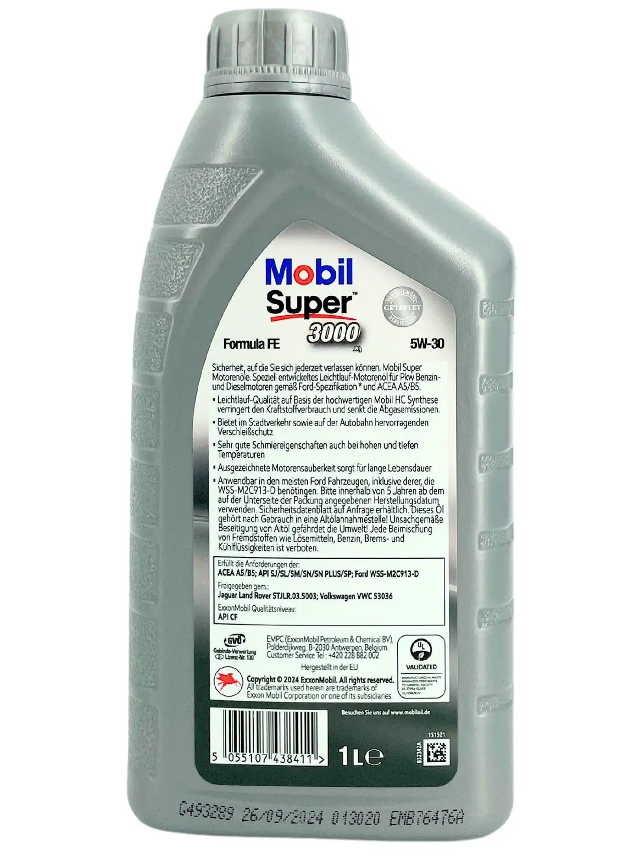 Mobil Super 3000 X1 Formula FE 5W-30 1 Liter