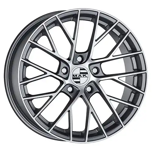 MAK MONACO gun metal mirror face 8.5Jx21 5x130 ET51