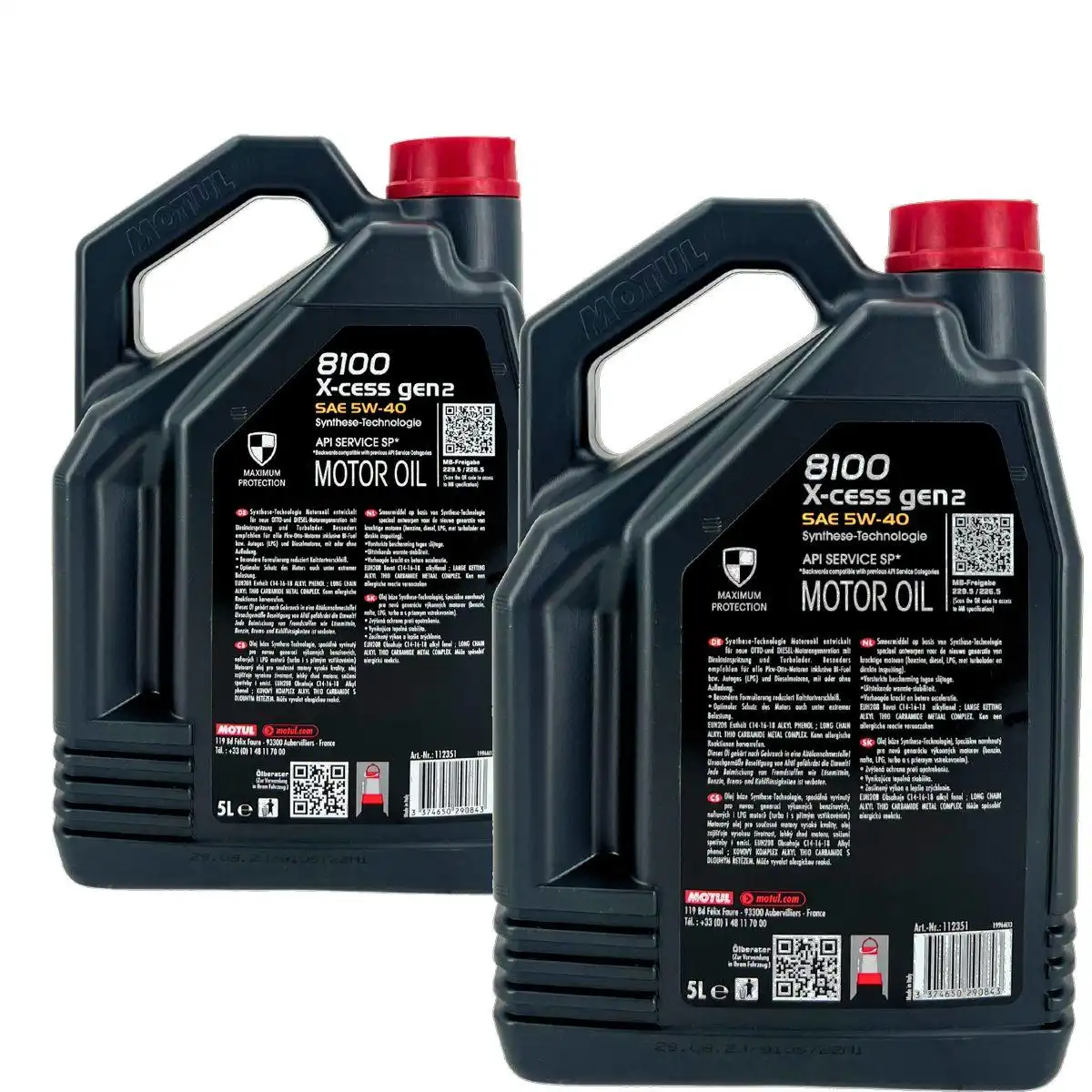 Motul 8100 X-cess GEN2 5W-40 2x5 Liter