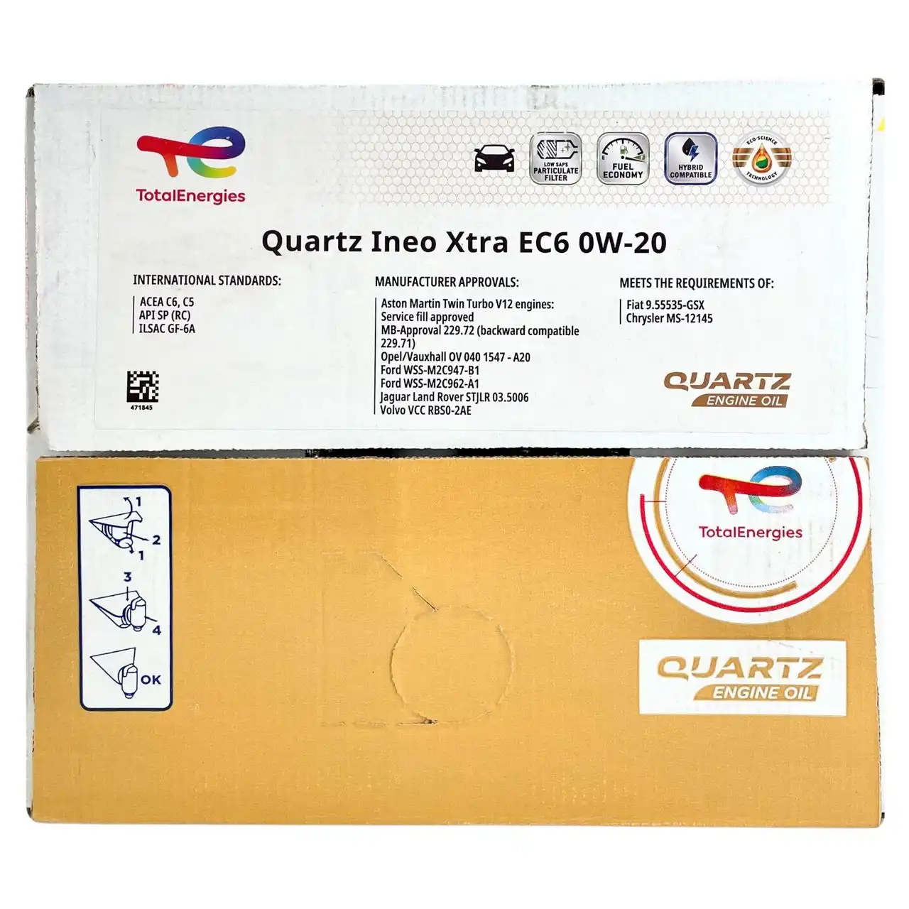 Total Quartz Ineo Xtra EC6 0W-20 20 Liter BAG-IN Box