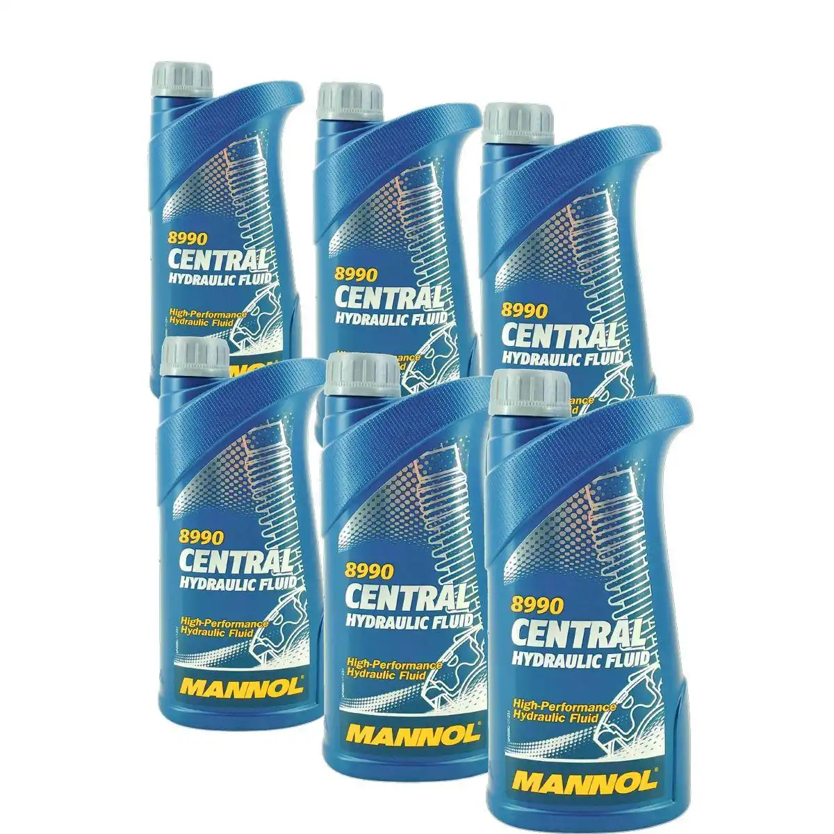 Mannol Central Hydraulic Fluid Hydrauliköl Servolenkungsöl 6x1 Liter