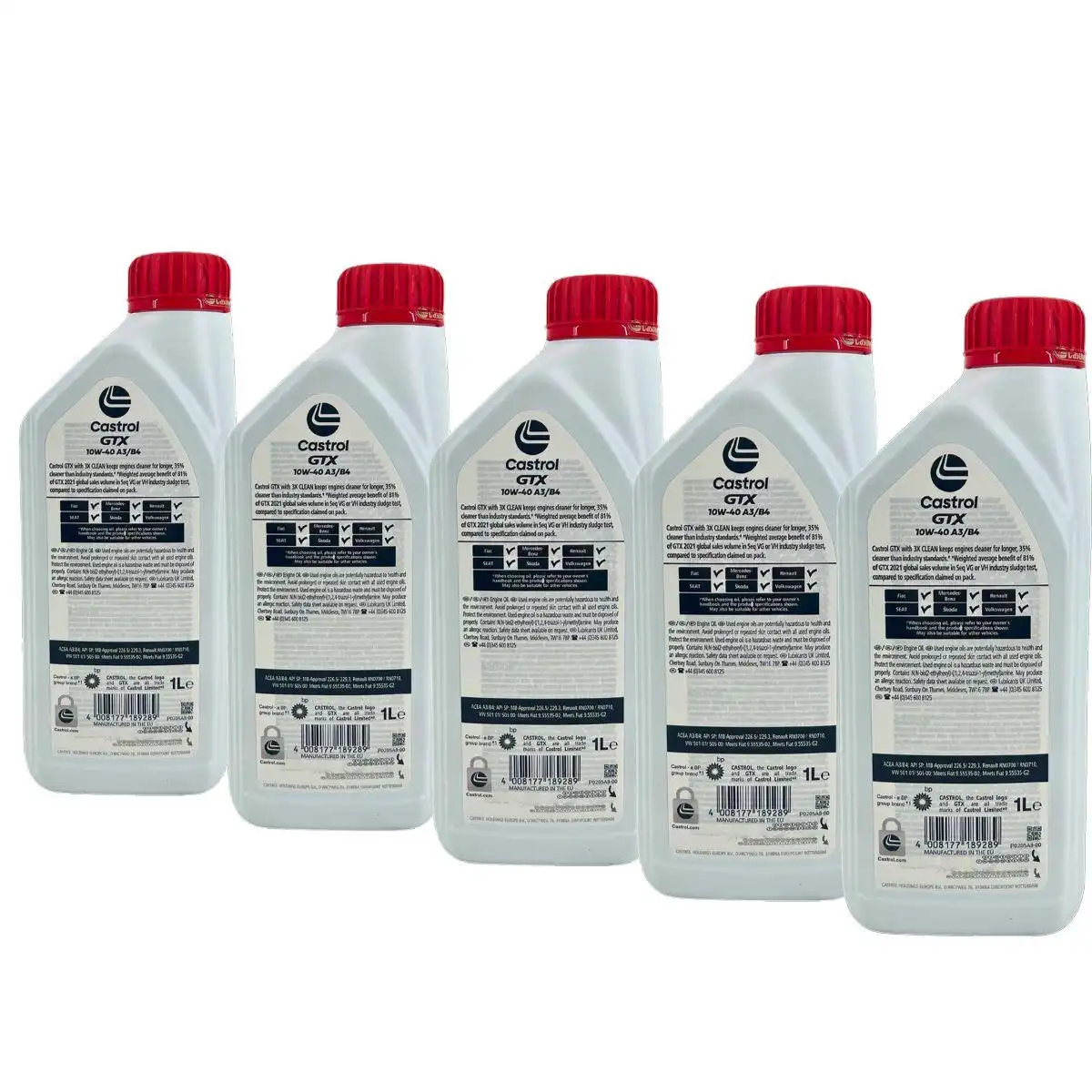 Castrol GTX 10W-40 A3/B4 5x1 Liter