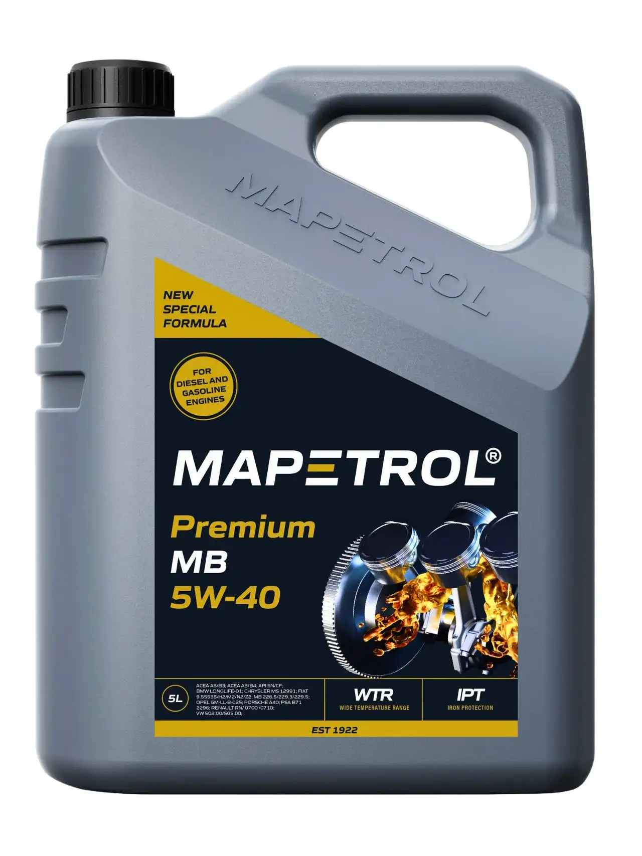 Mapetrol Premium MB 5W-40 5 Liter