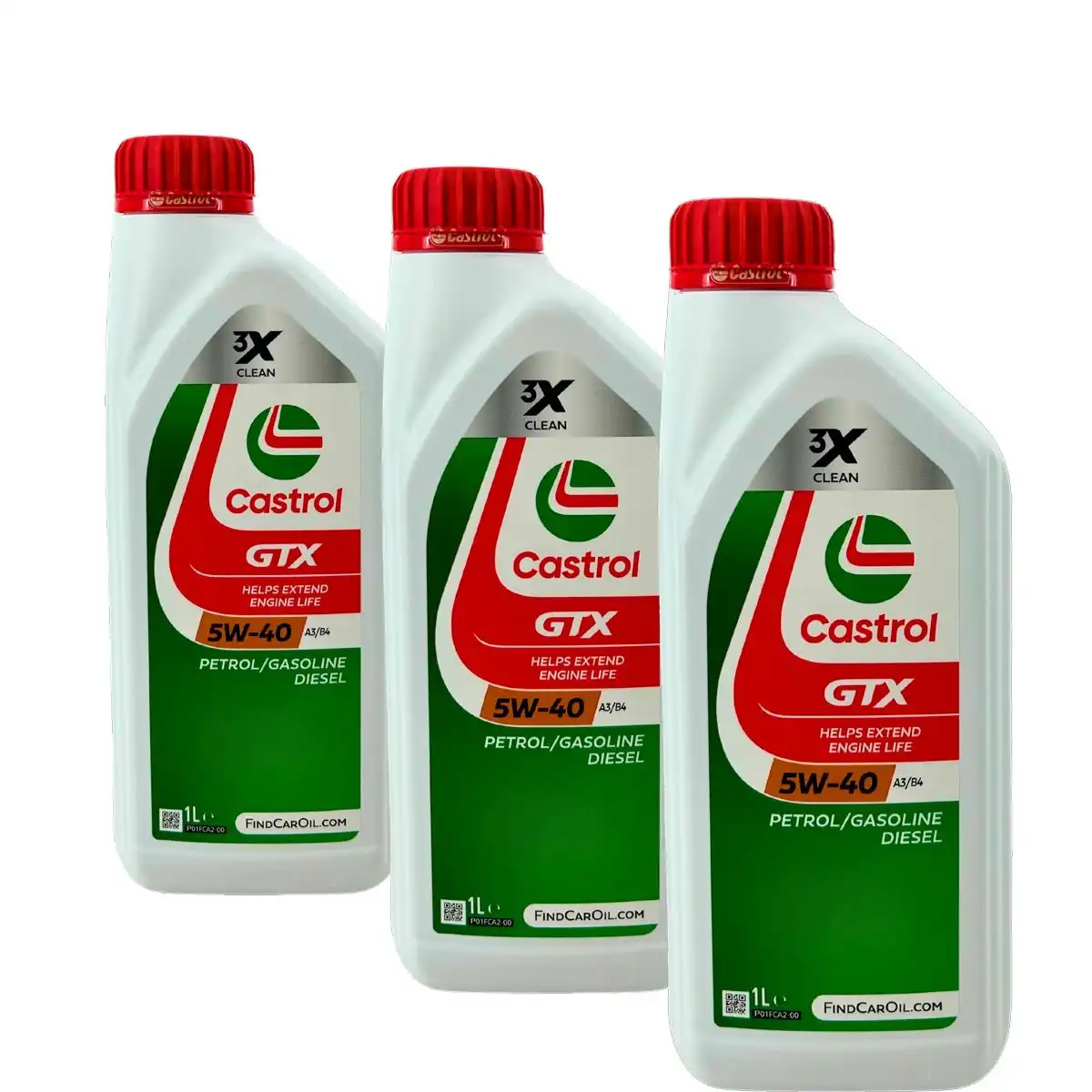 Castrol GTX 5W-40 A3/B4 3x1 Liter