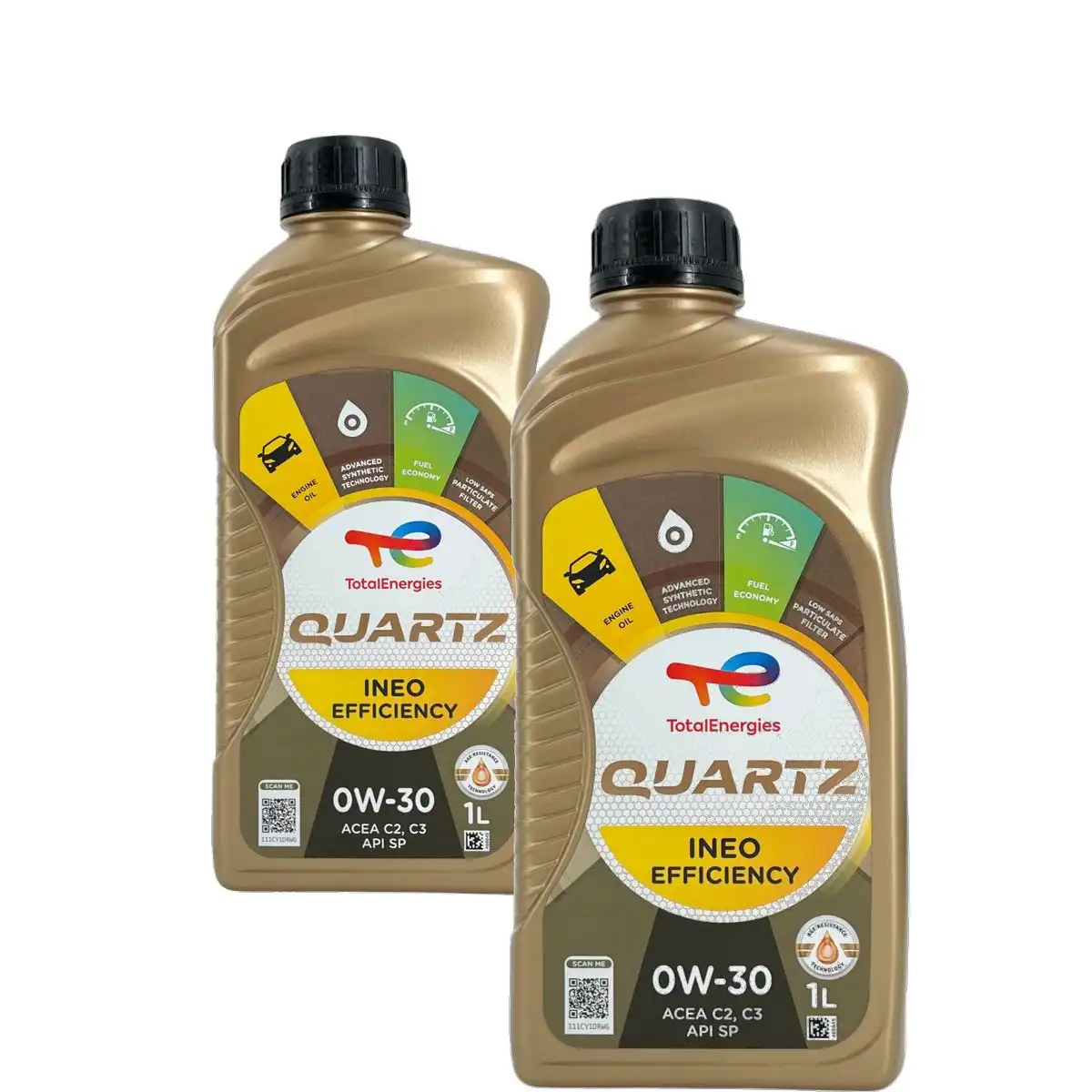 Total Quartz Ineo Efficiency 0W-30 2x1 Liter