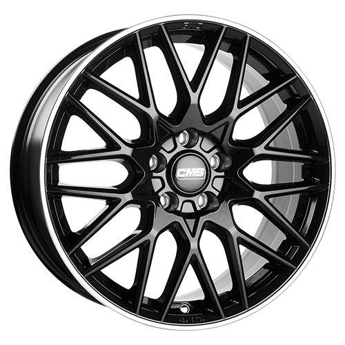 CMS C25-DRB diamond rim black 7.0Jx17 4x108 ET38