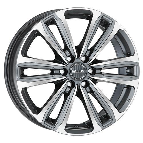 MAK SAFARI 6 gun metallic mirror 7.5Jx18 6x120 ET47