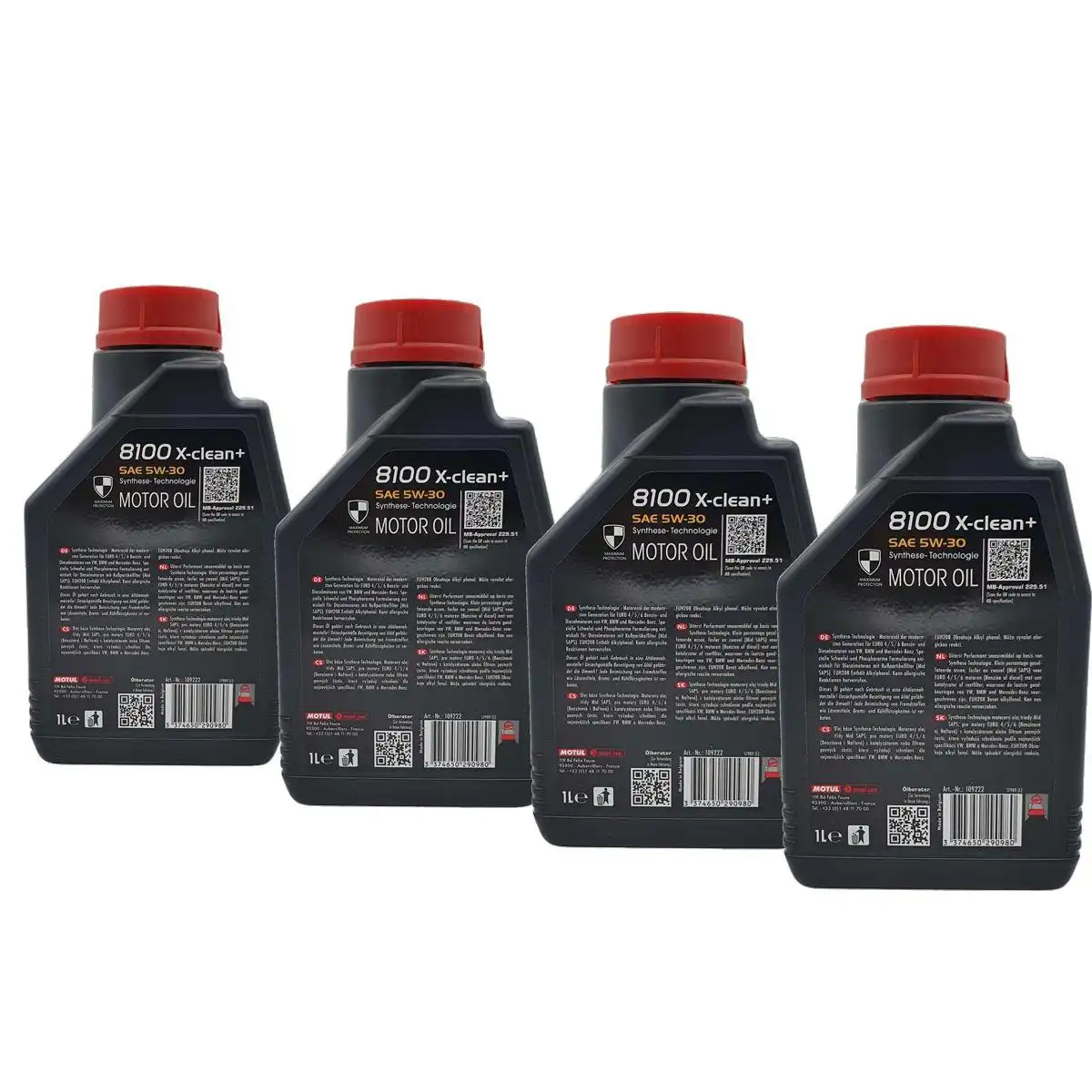 Motul 8100 X-clean+ 5W-30 4x1 Liter