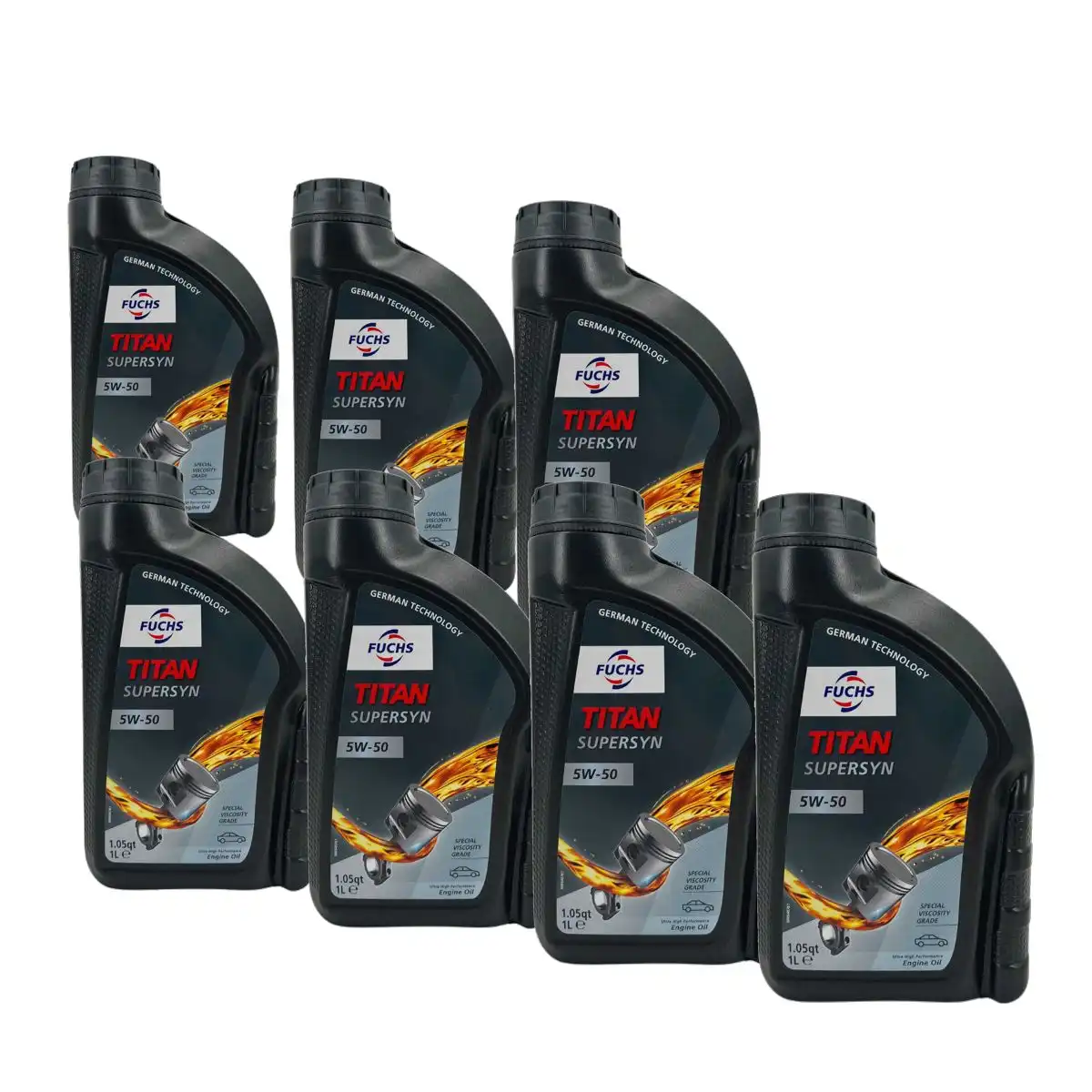 Fuchs Titan Supersyn 5W-50 7x1 Liter