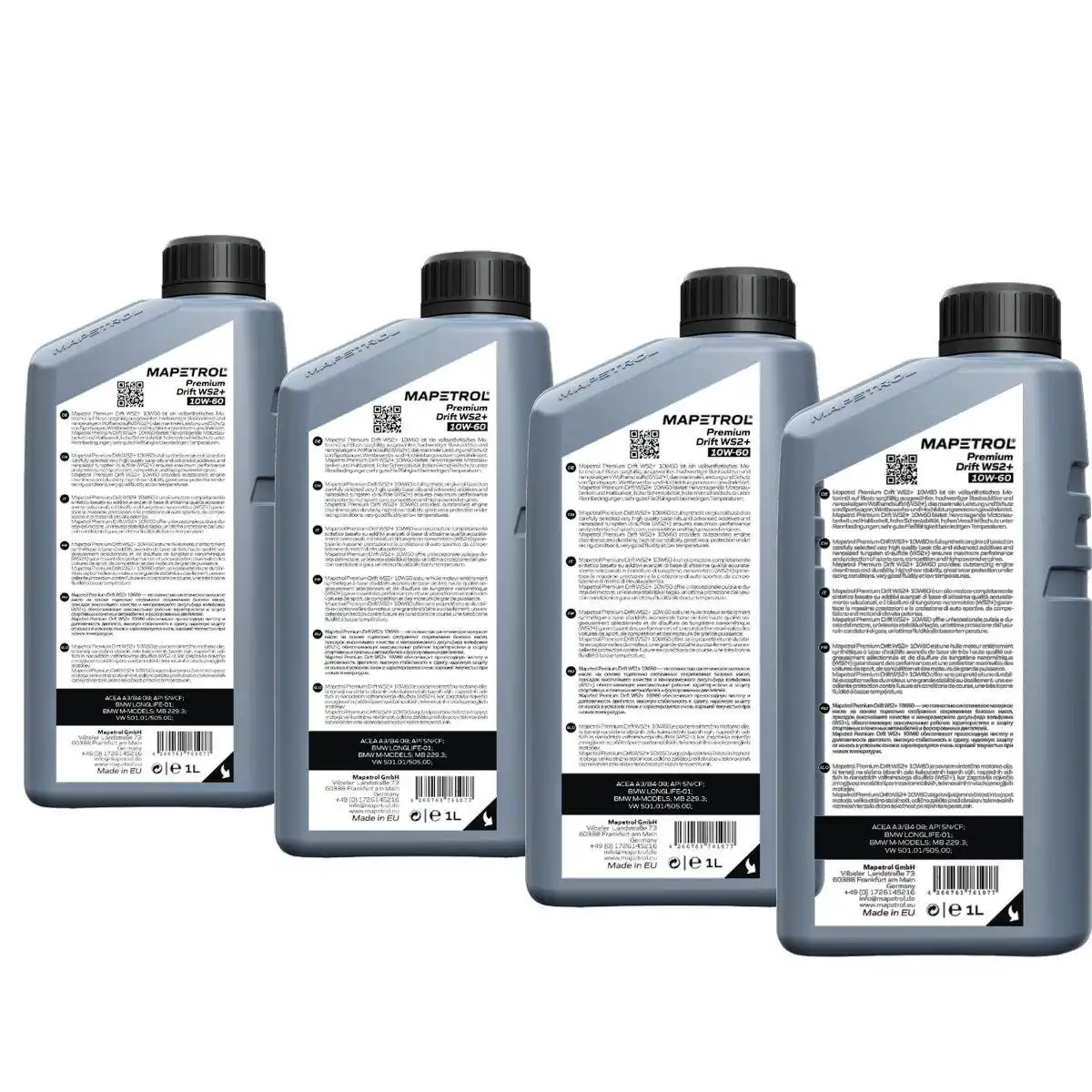 Mapetrol Premium Drift WS2+ 10W-60 4x1 Liter