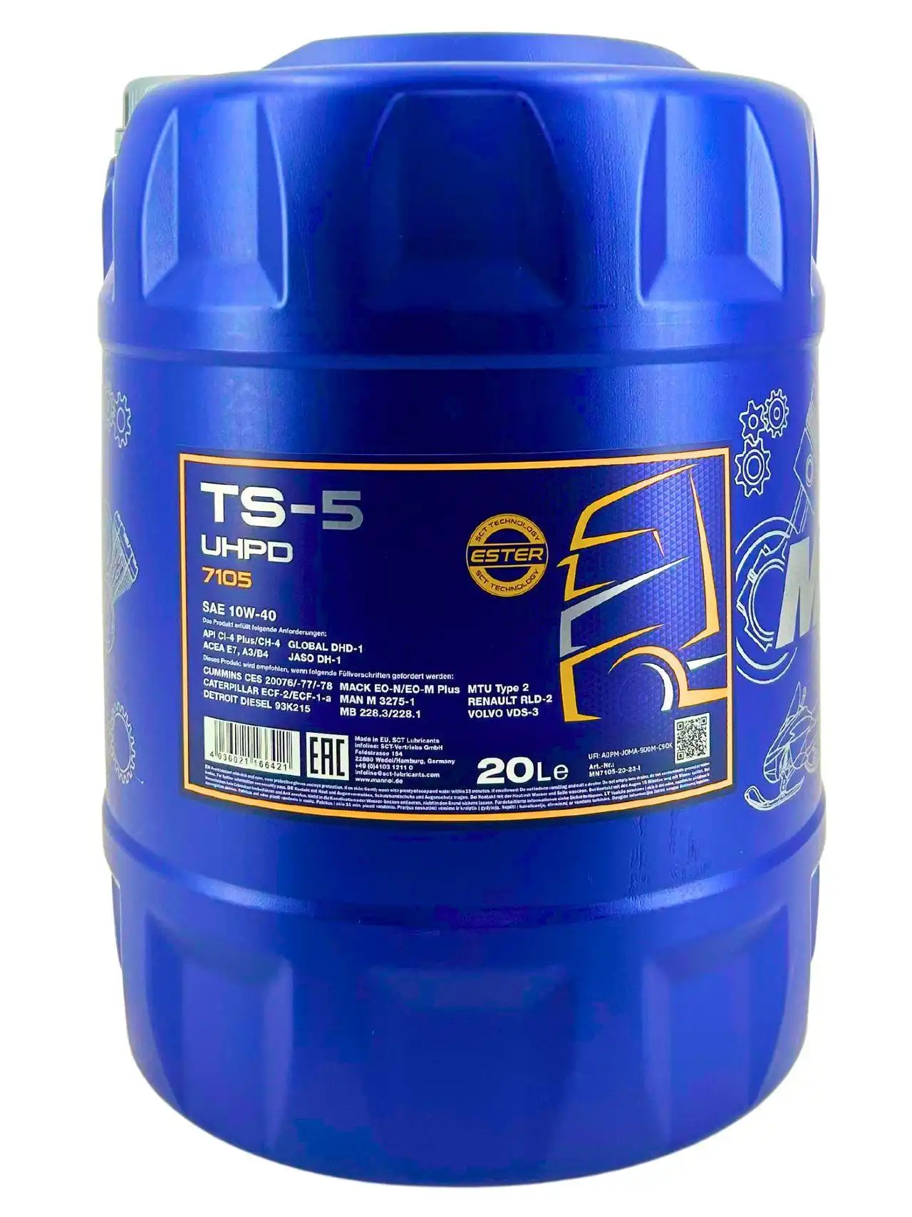 Mannol TS-5 UHPD 10W-40 20 Liter