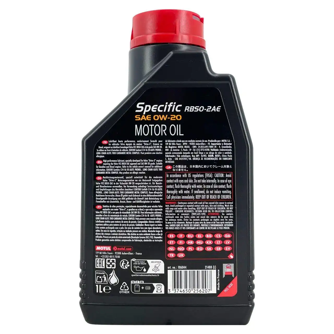 Motul Specific VOLVO VCC RBS0-2AE 0W-20 1 Liter