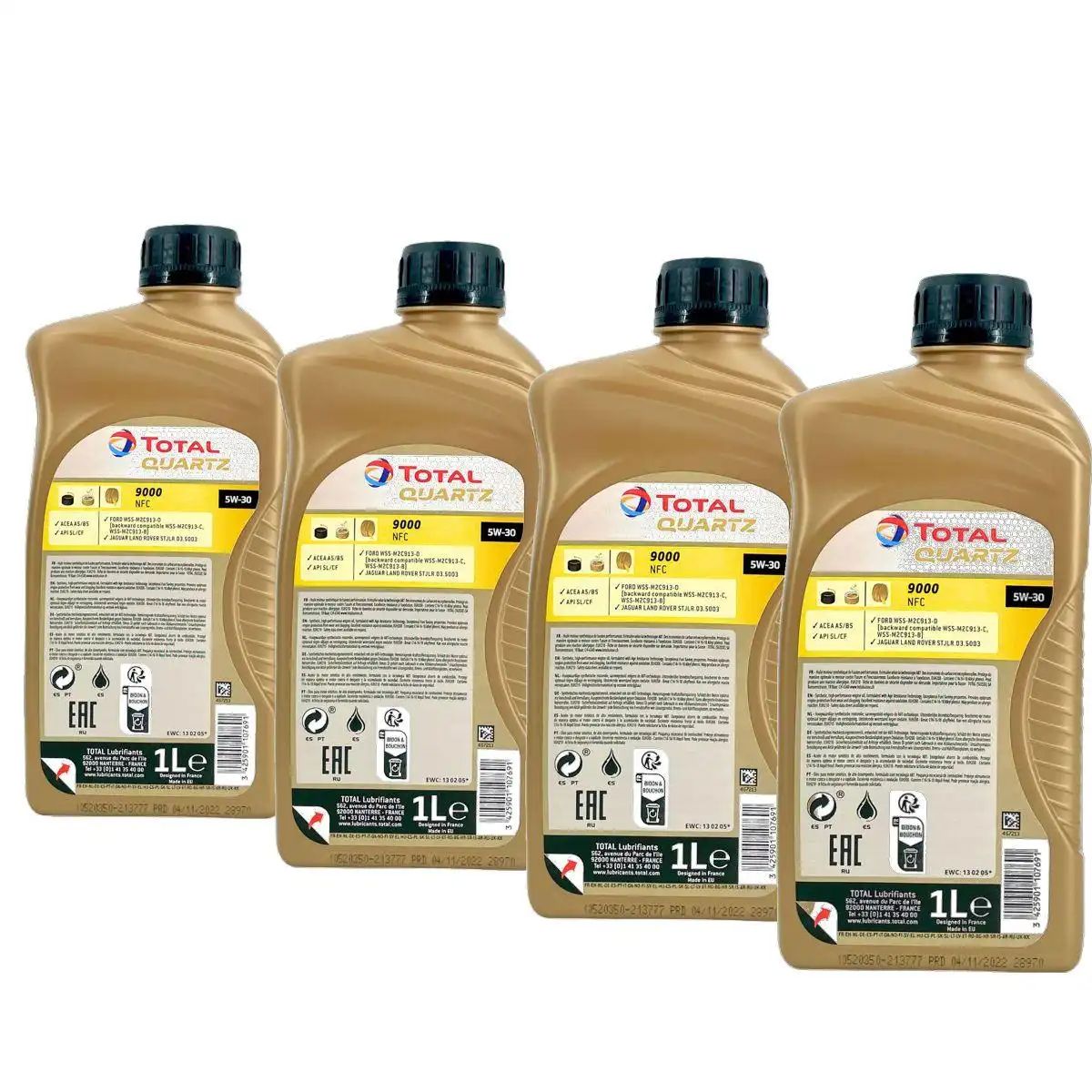 Total Quartz 9000 NFC 5W-30 4x1 Liter
