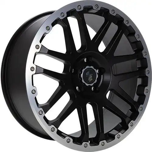 ETABETA COMBAT CV Black matt lip + cap polished 9.0Jx20 6x139 ET28