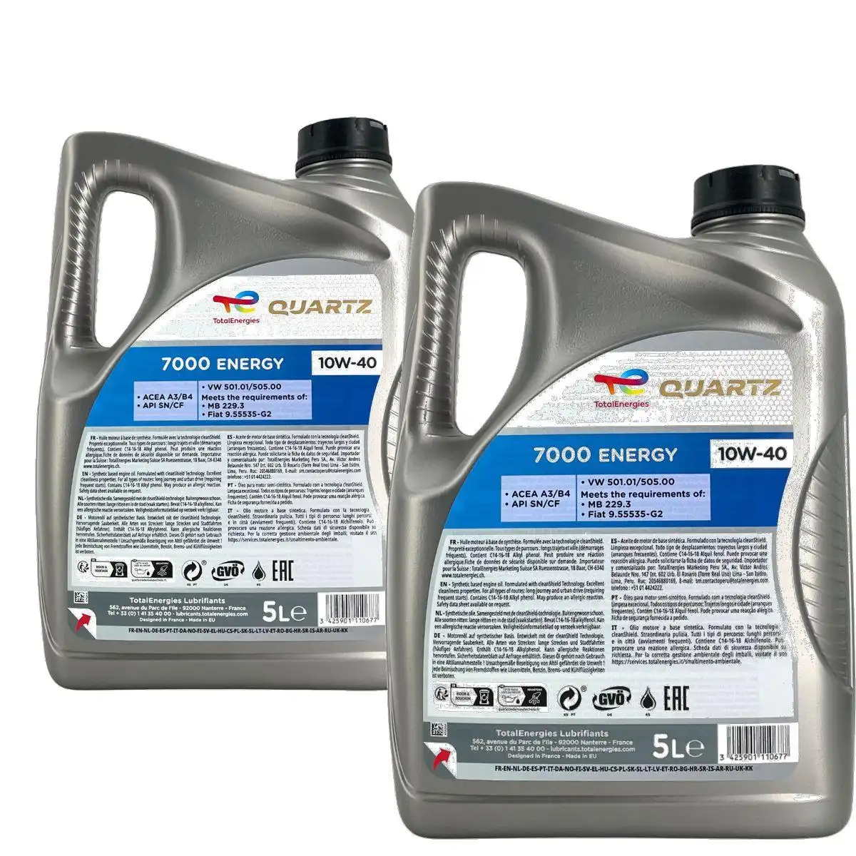 Total Quartz 7000 Energy 10W-40 2x5 Liter