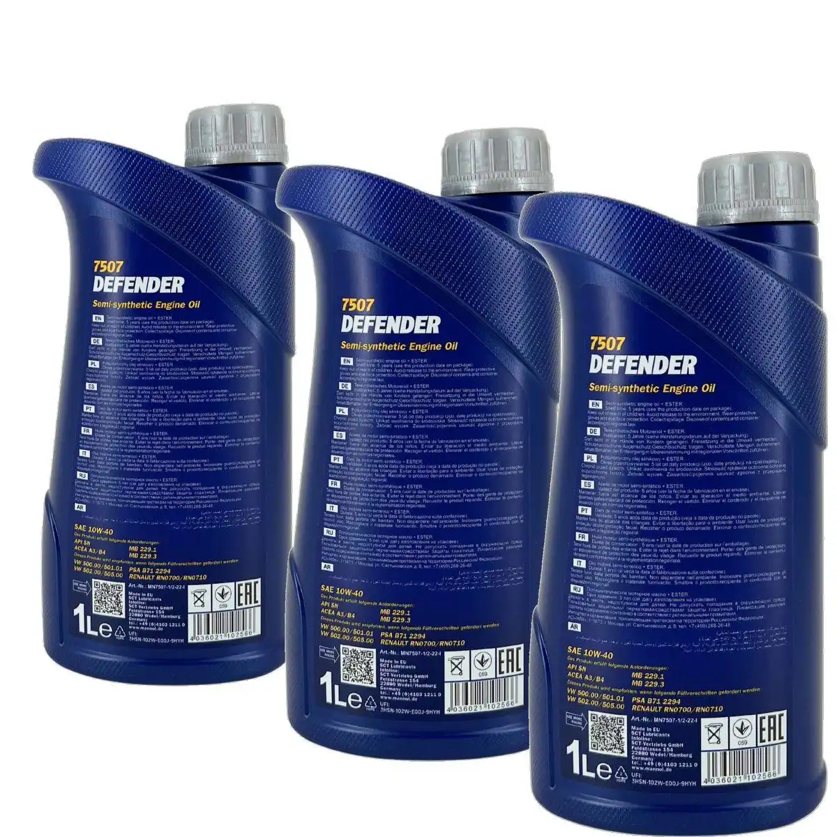 Mannol Defender 10W-40 3x1 Liter