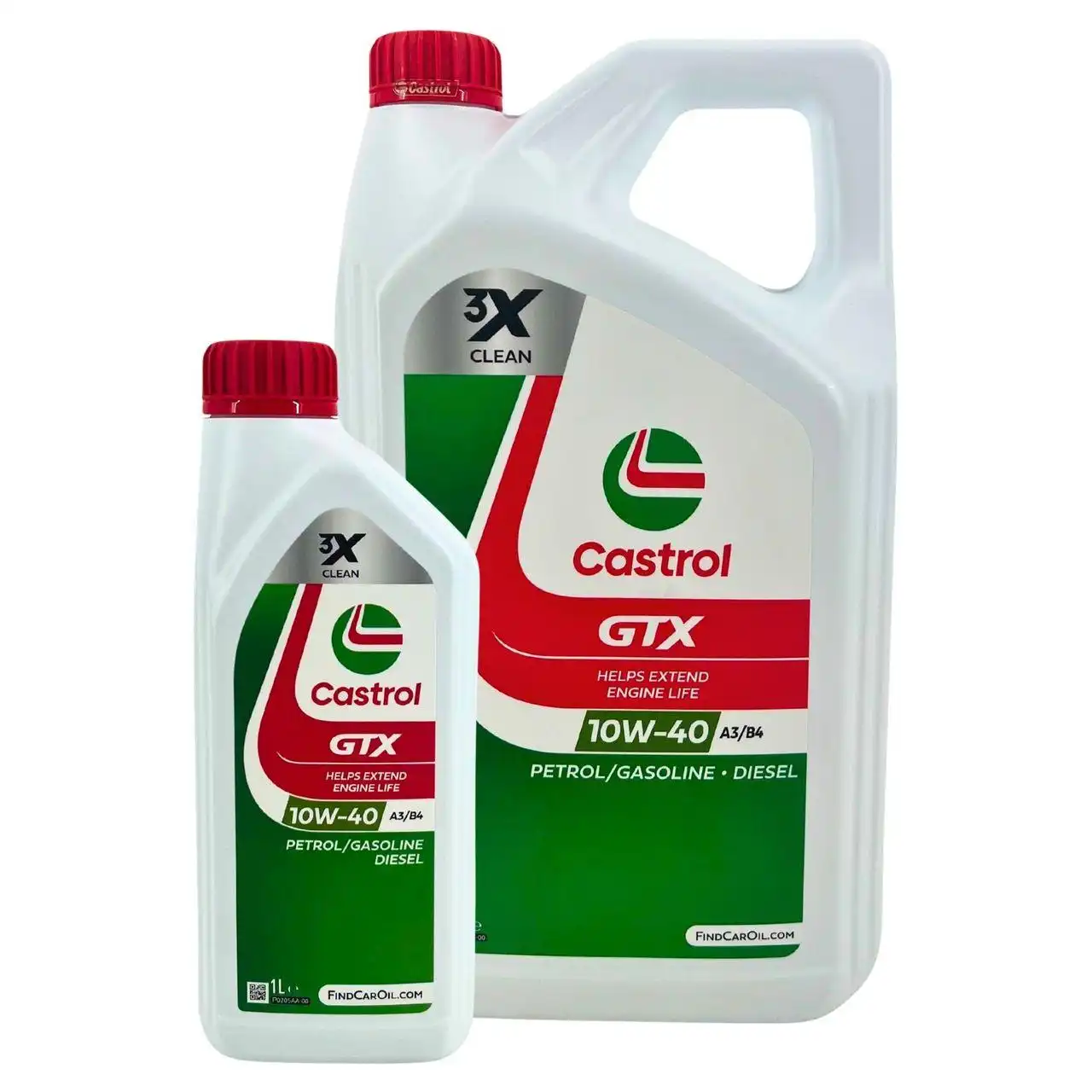 Castrol GTX 10W-40 A3/B4 5 Liter + 1 Liter GRATIS