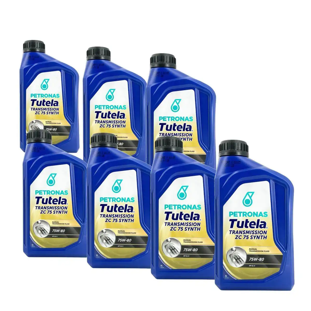 Petronas Tutela Transmission ZC 75 Synth 75W-80 API GL-5 7x1 Liter