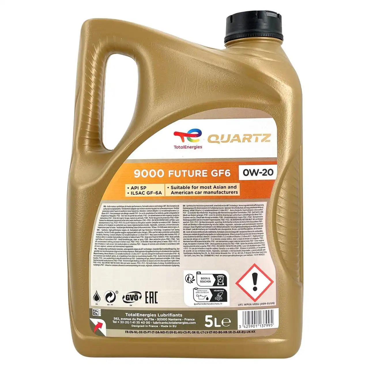 Total Quartz 9000 Future GF6 0W-20 5 Liter