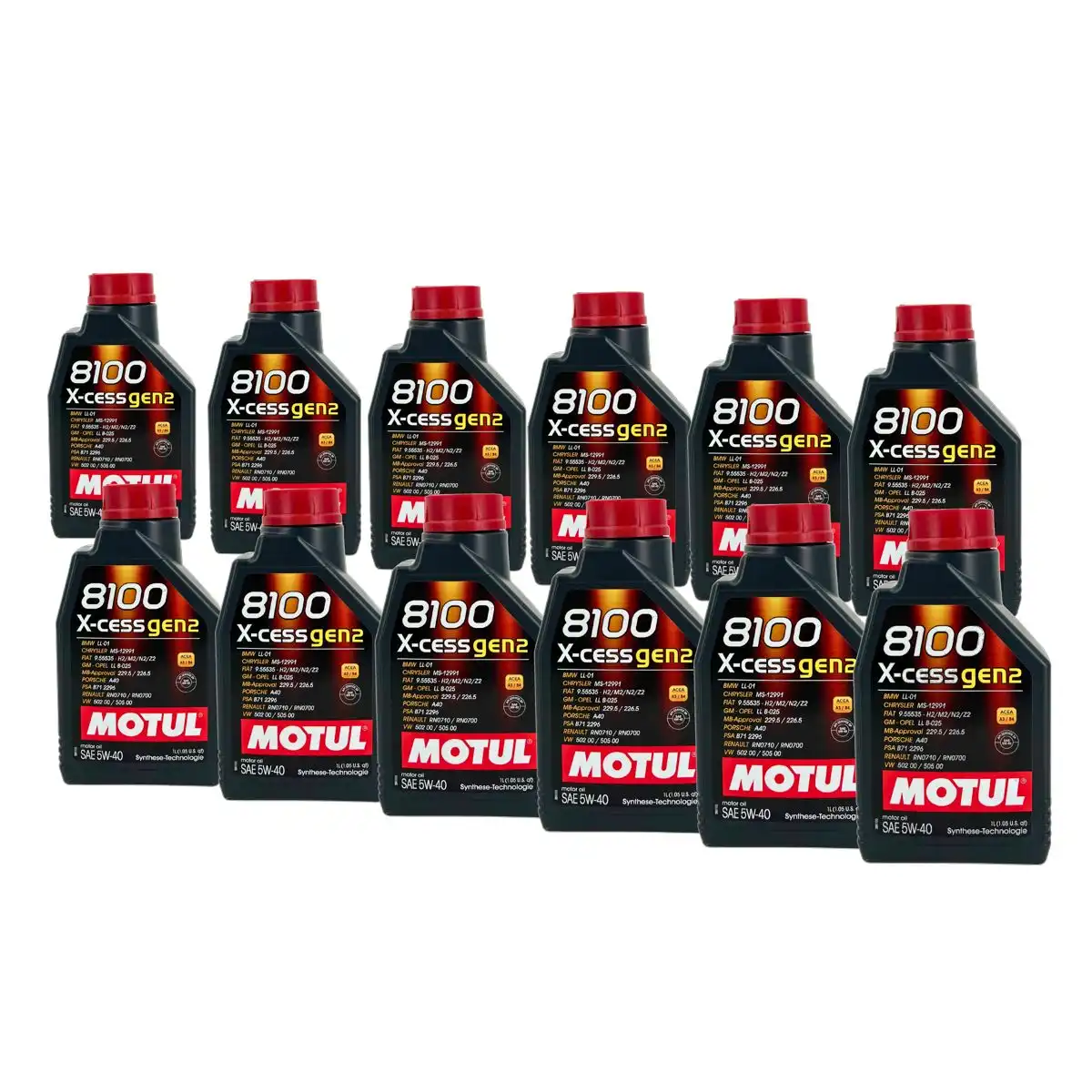 Motul 8100 X-cess GEN2 5W-40 12x1 Liter