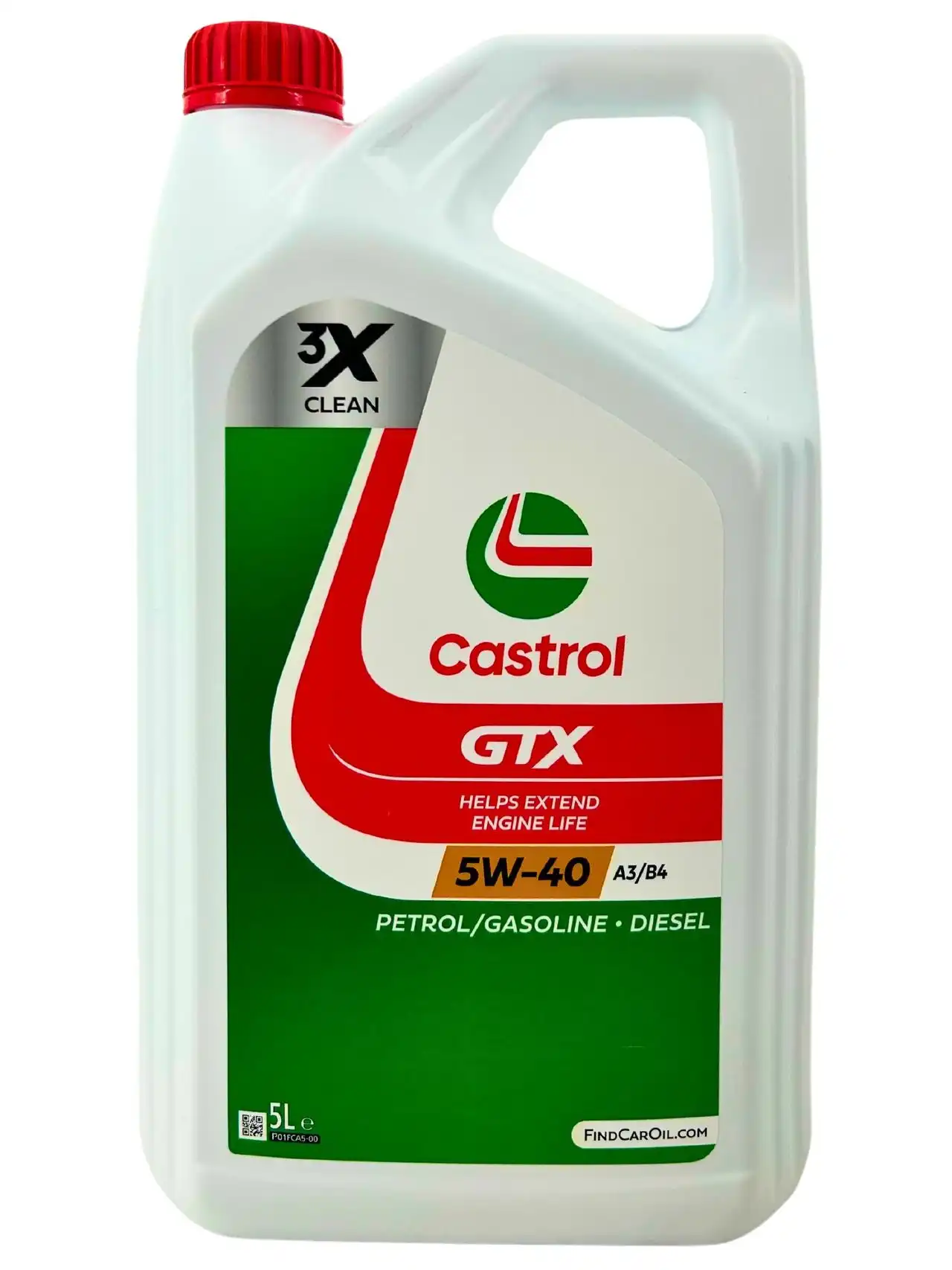 Castrol GTX 5W-40 A3/B4 5 Liter