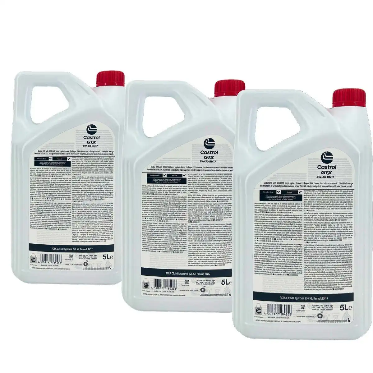 Castrol GTX 5W-30 RN17 3x5 Liter