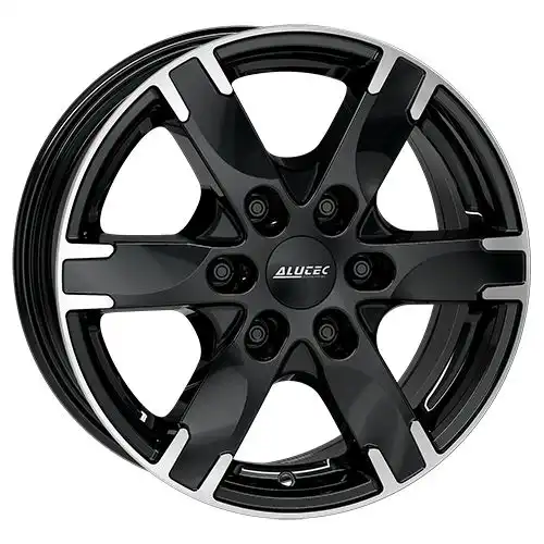 ALUTEC TITAN diamantschwarz frontpoliert 7.5Jx17 6x139.7 ET30