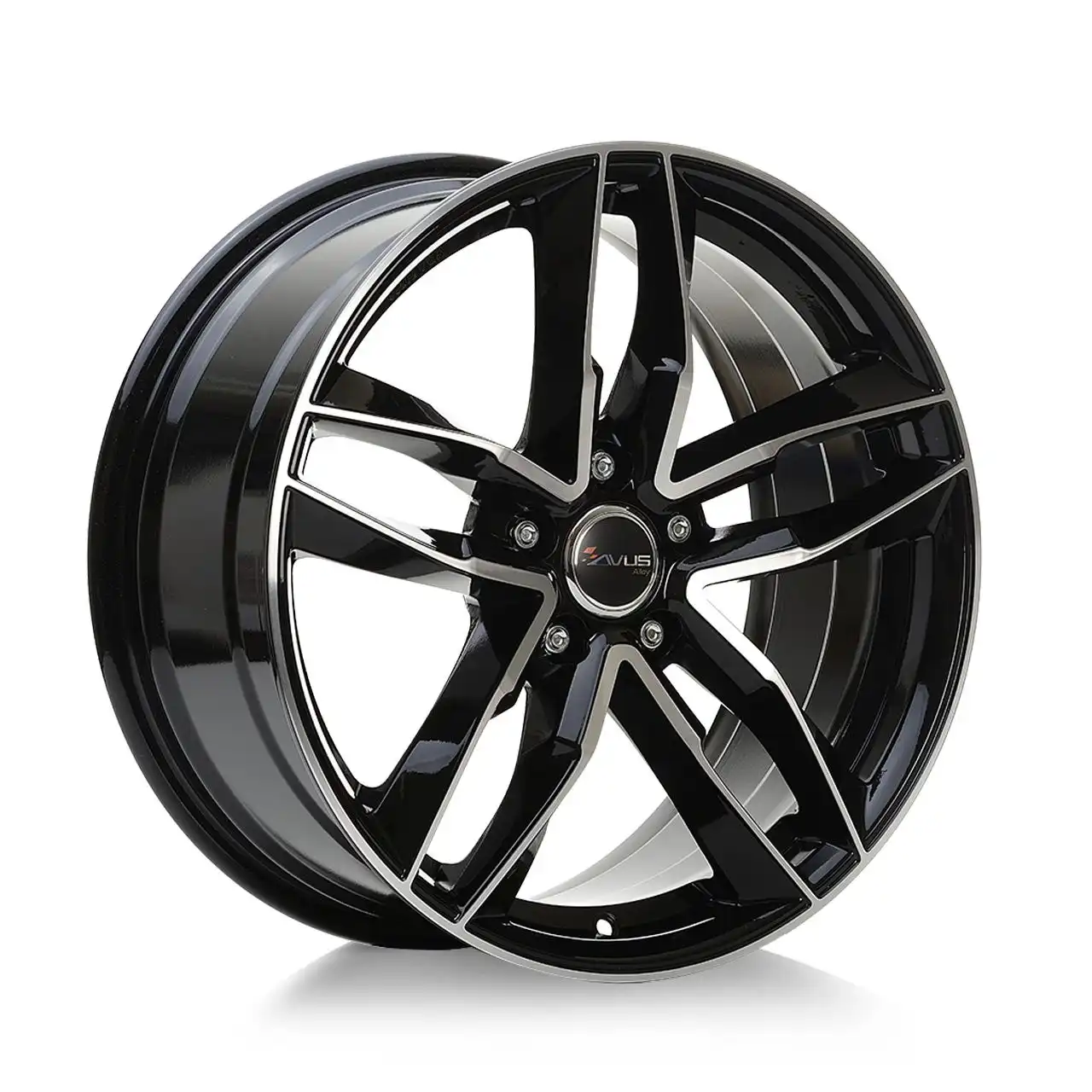 AVUS RACING AF16 black polished 8.0Jx18 5x112 ET45