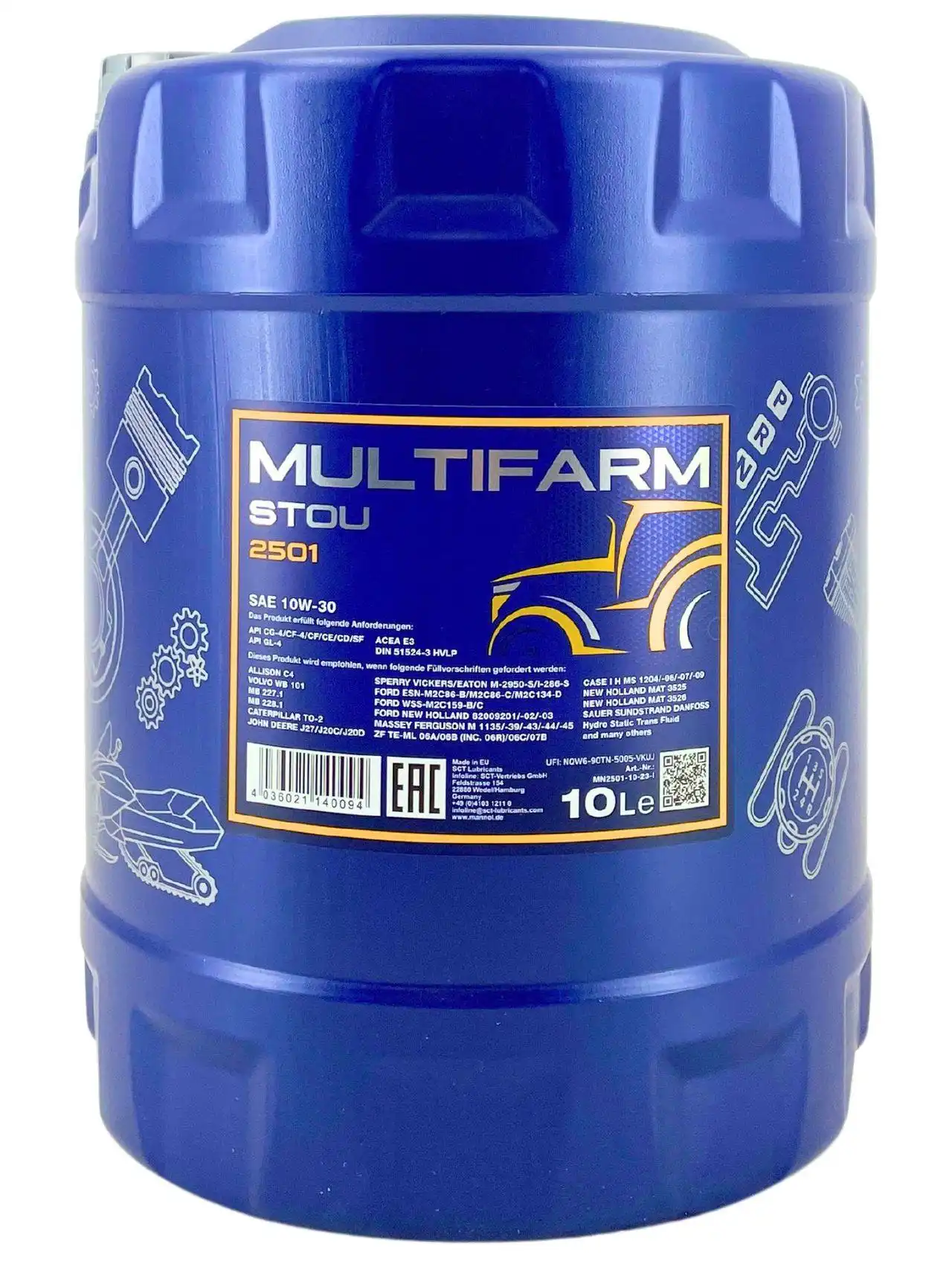 Mannol Multifarm STOU 10W-30 10 Liter