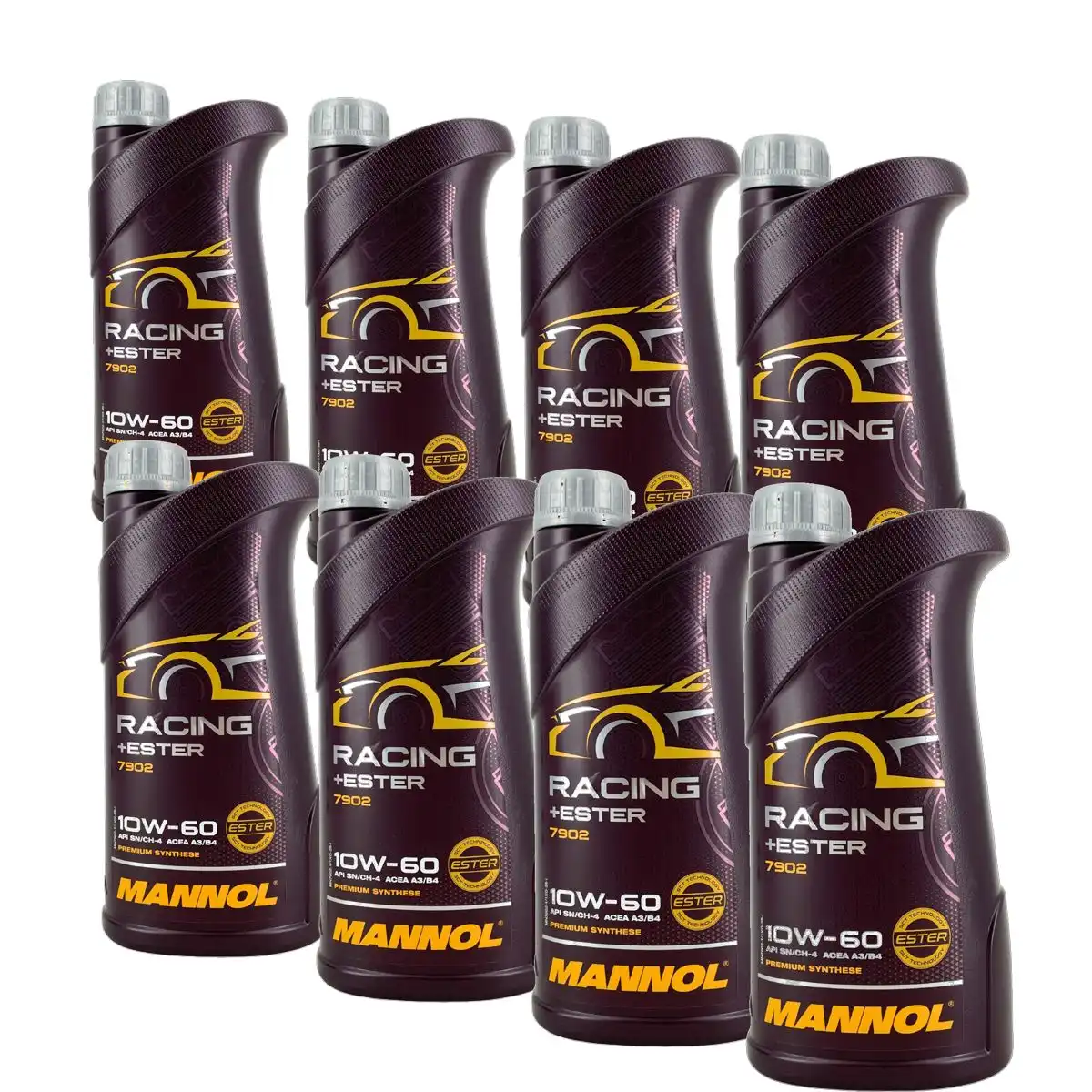 Mannol Racing + Ester 10W-60 8x1 Liter