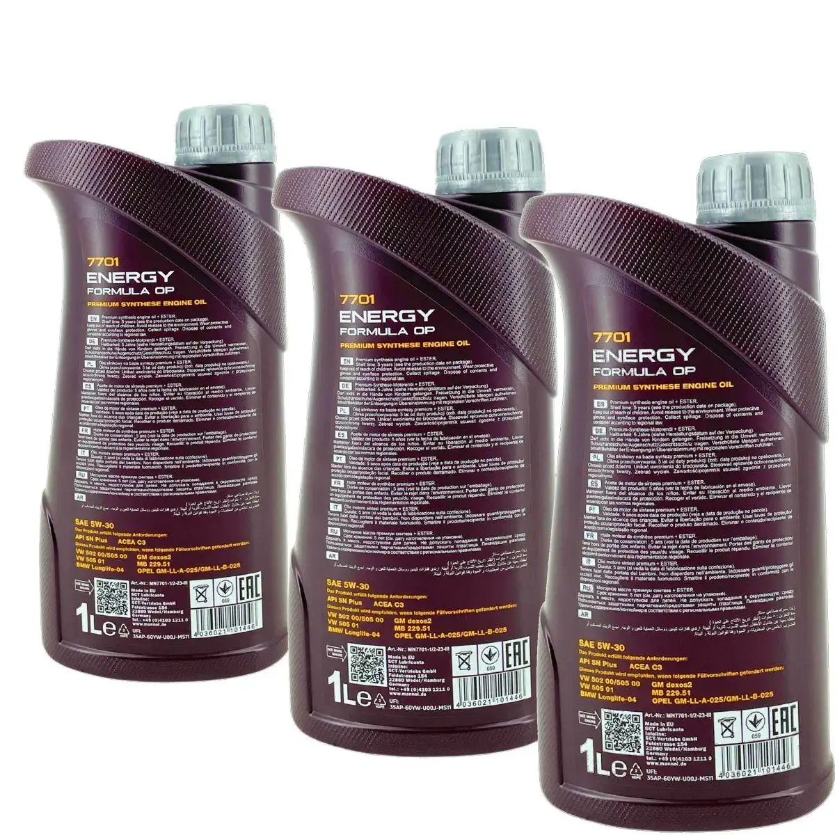 Mannol Energy Formula OP 5W-30 3x1 Liter