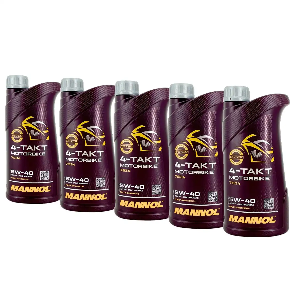 Mannol 4-Takt Motorbike 5W-40 5x1 Liter