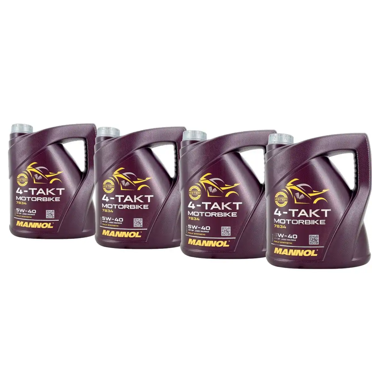 Mannol 4-Takt Motorbike 5W-40 4x4 Liter
