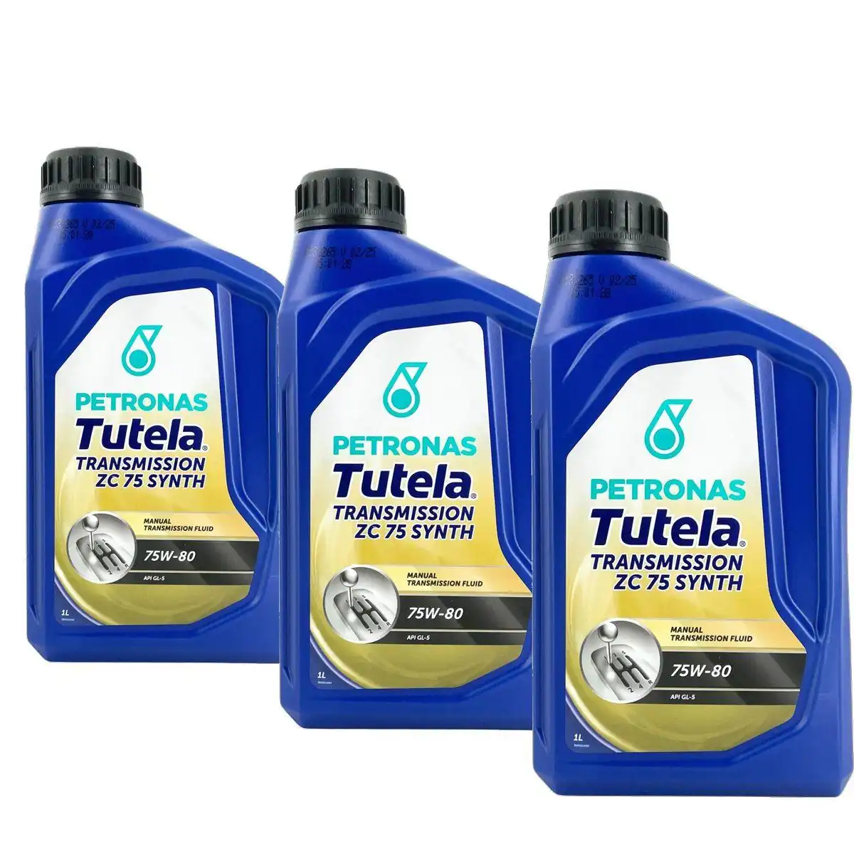 Petronas Tutela Transmission ZC 75 Synth 75W-80 API GL-5 3x1 Liter
